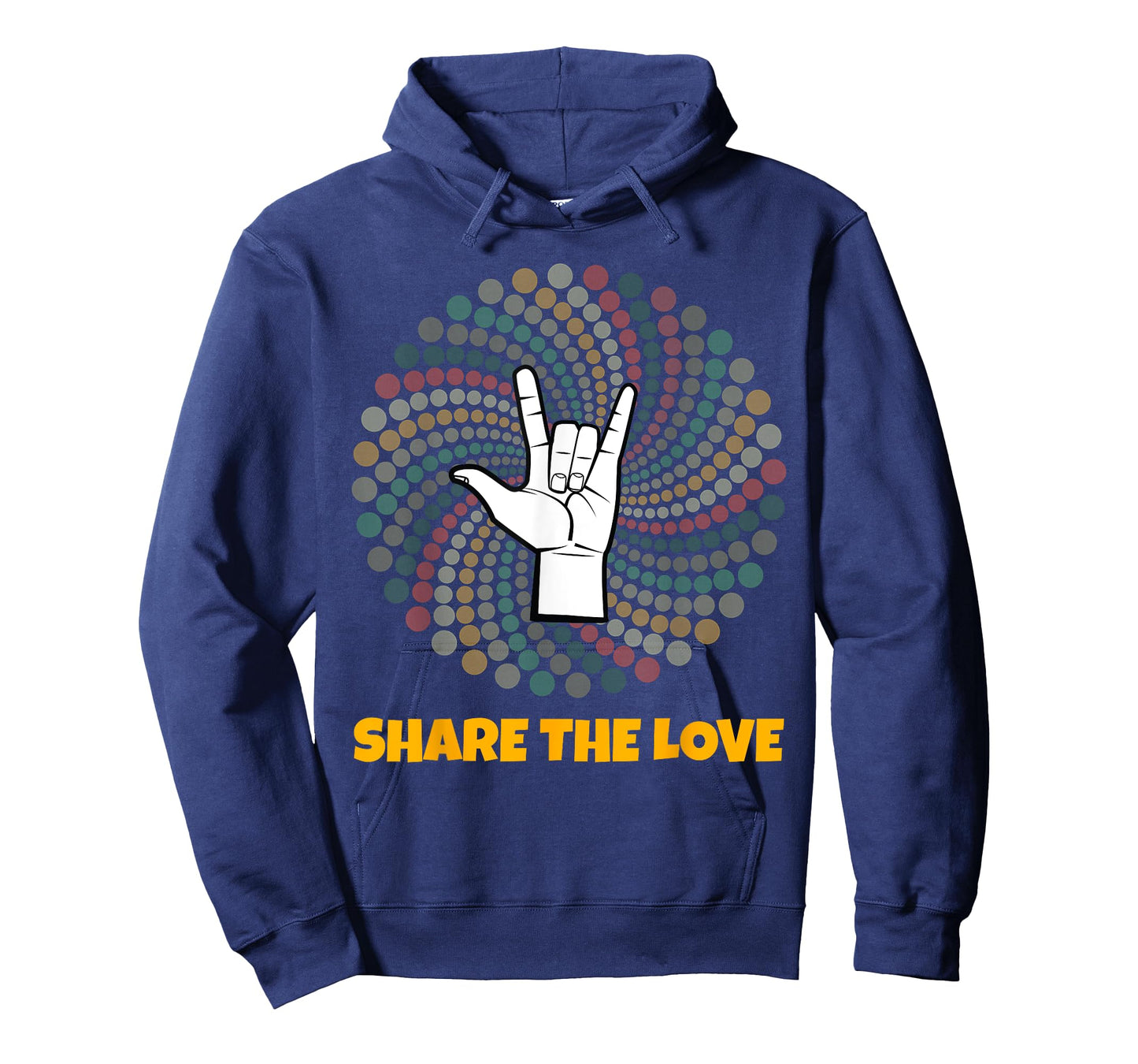 Share The Love T Shirt Kids Boys Girls ASL Gift Women Kids T-Shirt