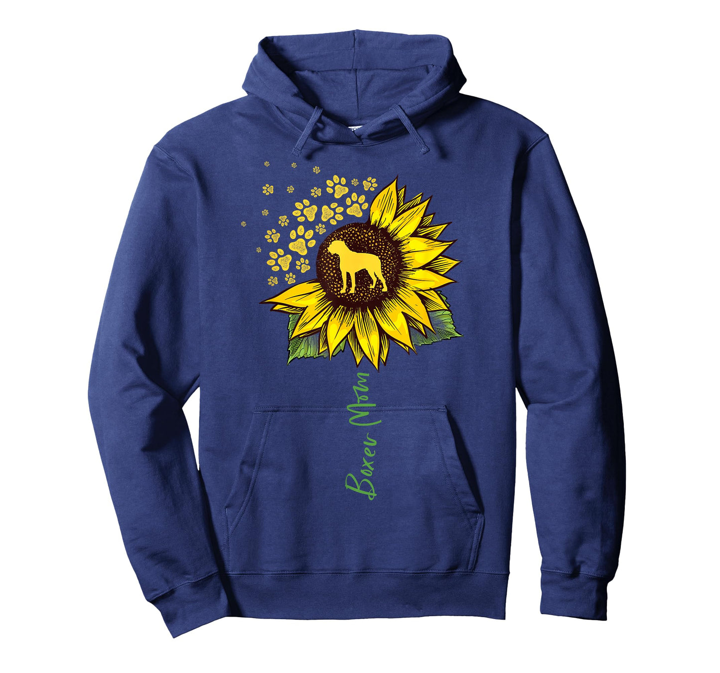 Boxer Mom Sunflower Boxer Dog Gifts Dog Mom Mama T-Shirt