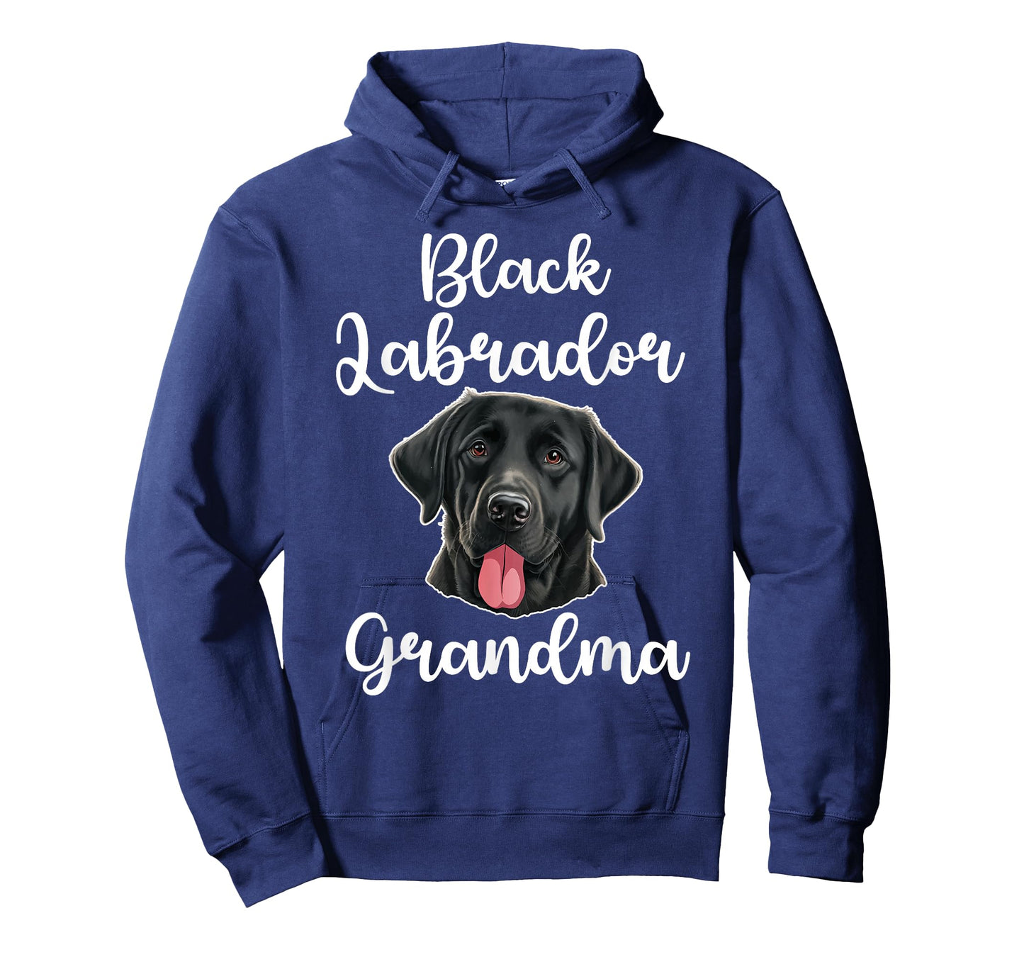 Black Labrador Grandma Black Lab Owner Black Labrador Lover T-Shirt