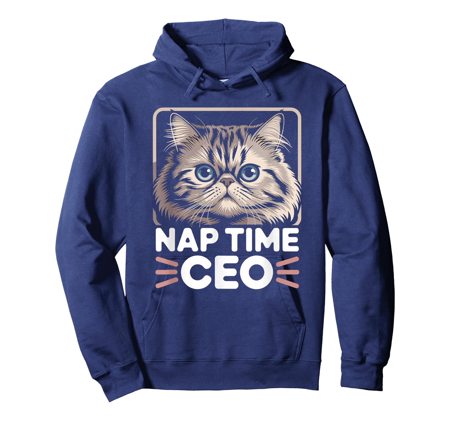 Nap Time CEO Funny Persian Cat Office Humor T-Shirt