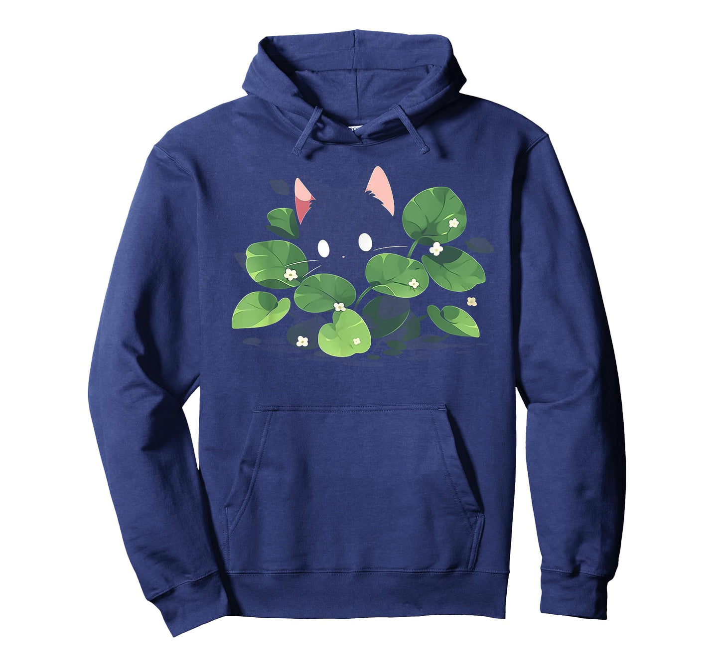 Kawaii Black Cat with Sprout | Crazy Plant Lady Plants Lover T-Shirt