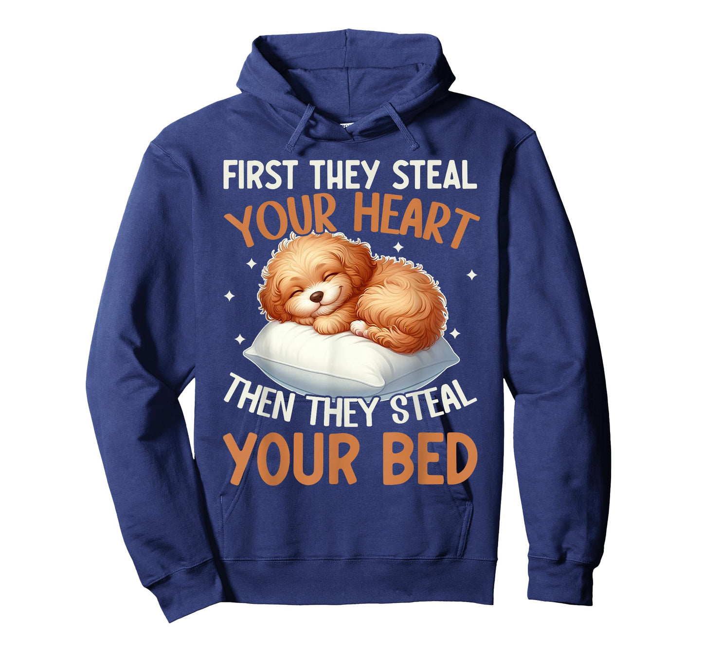 Funny First They Steal Your Heart Then They Steal Your Bed T-Shirt