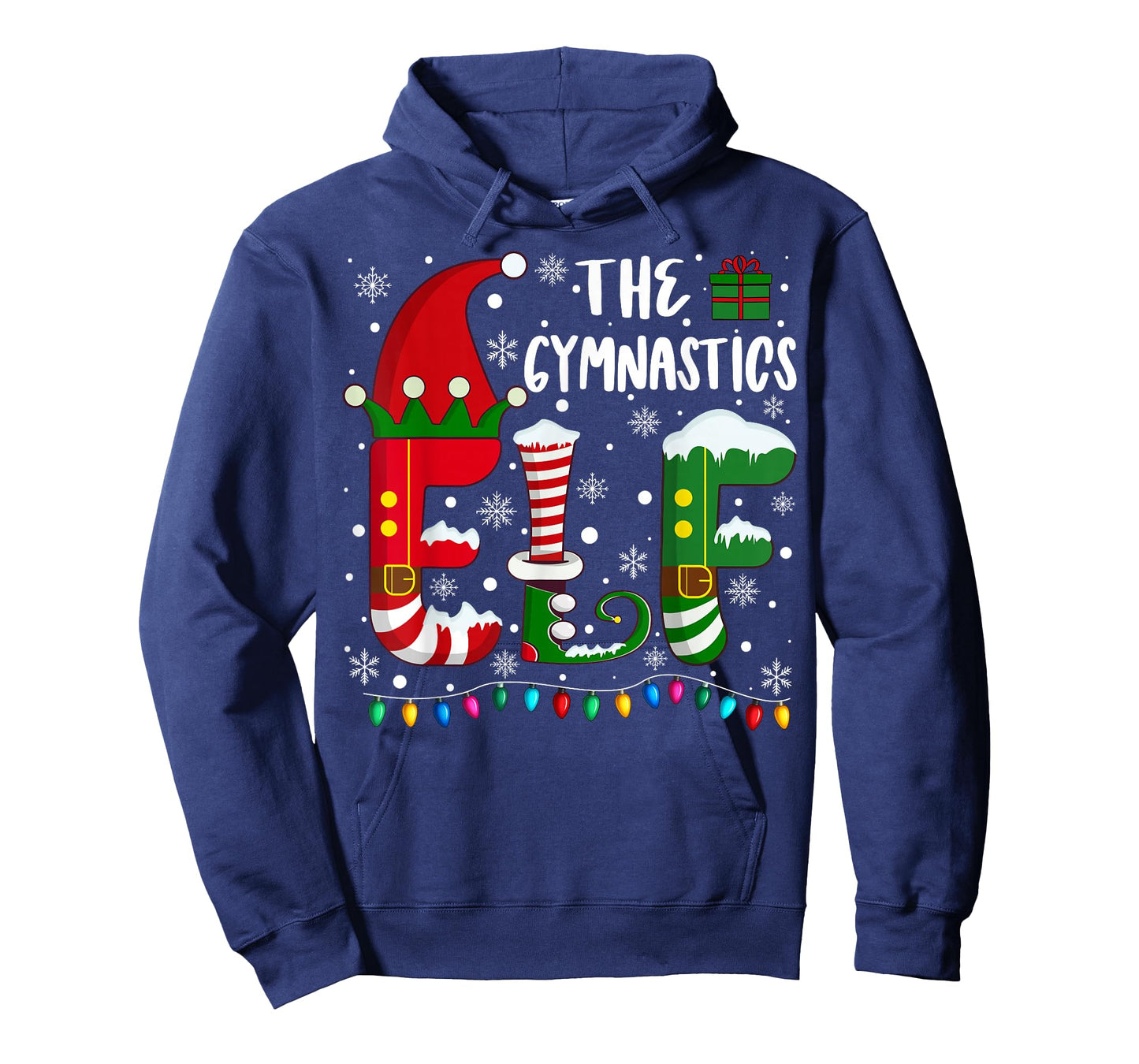 Funny Family Matching Pajamas Gymnastics ELF Christmas T-Shirt