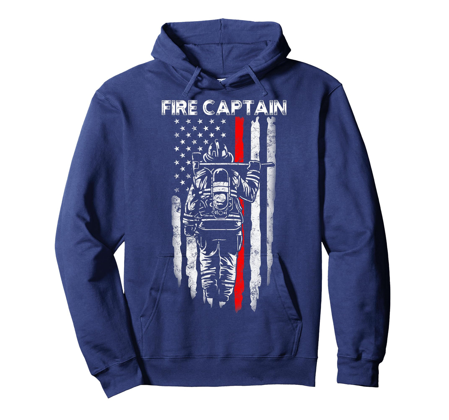 Fire Captain Chief American flag gifts Firefighter Captain T-Shirt
