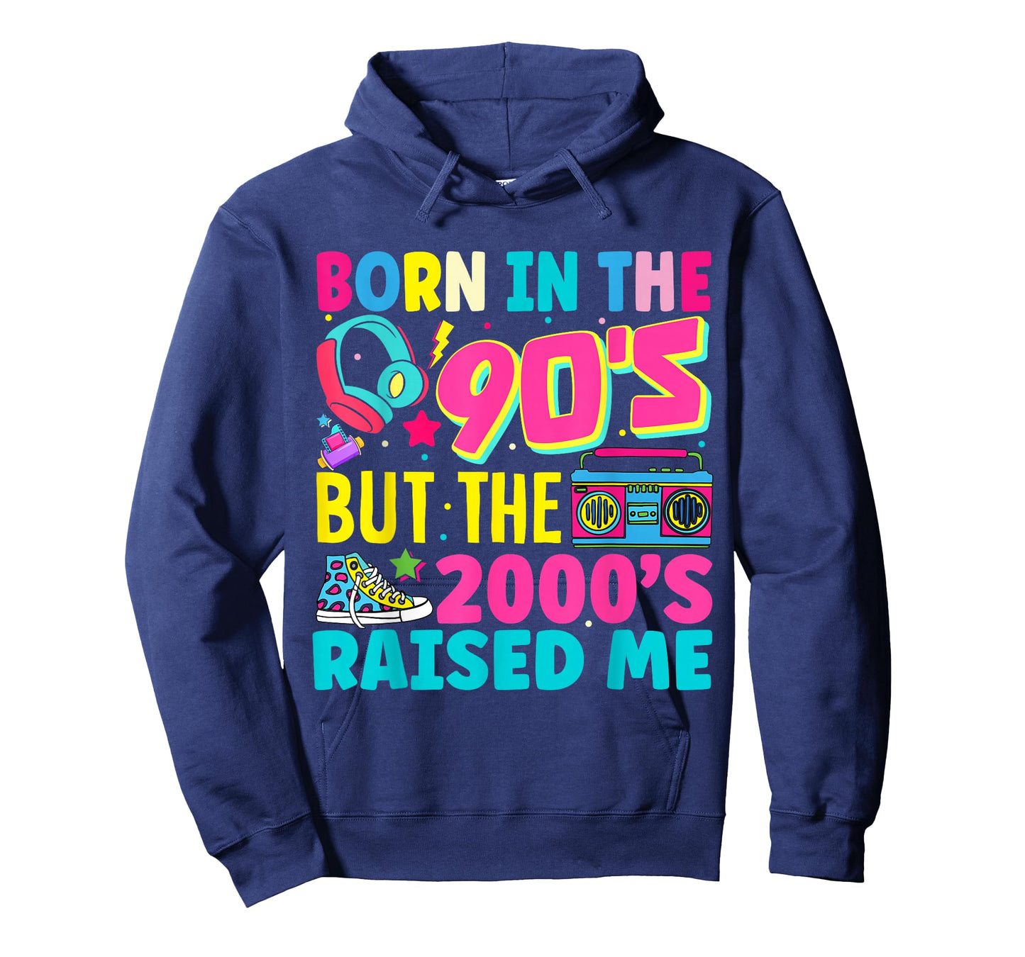 Born In The 90's But The 2000's Raised Me Y2K Nostalgia T-Shirt