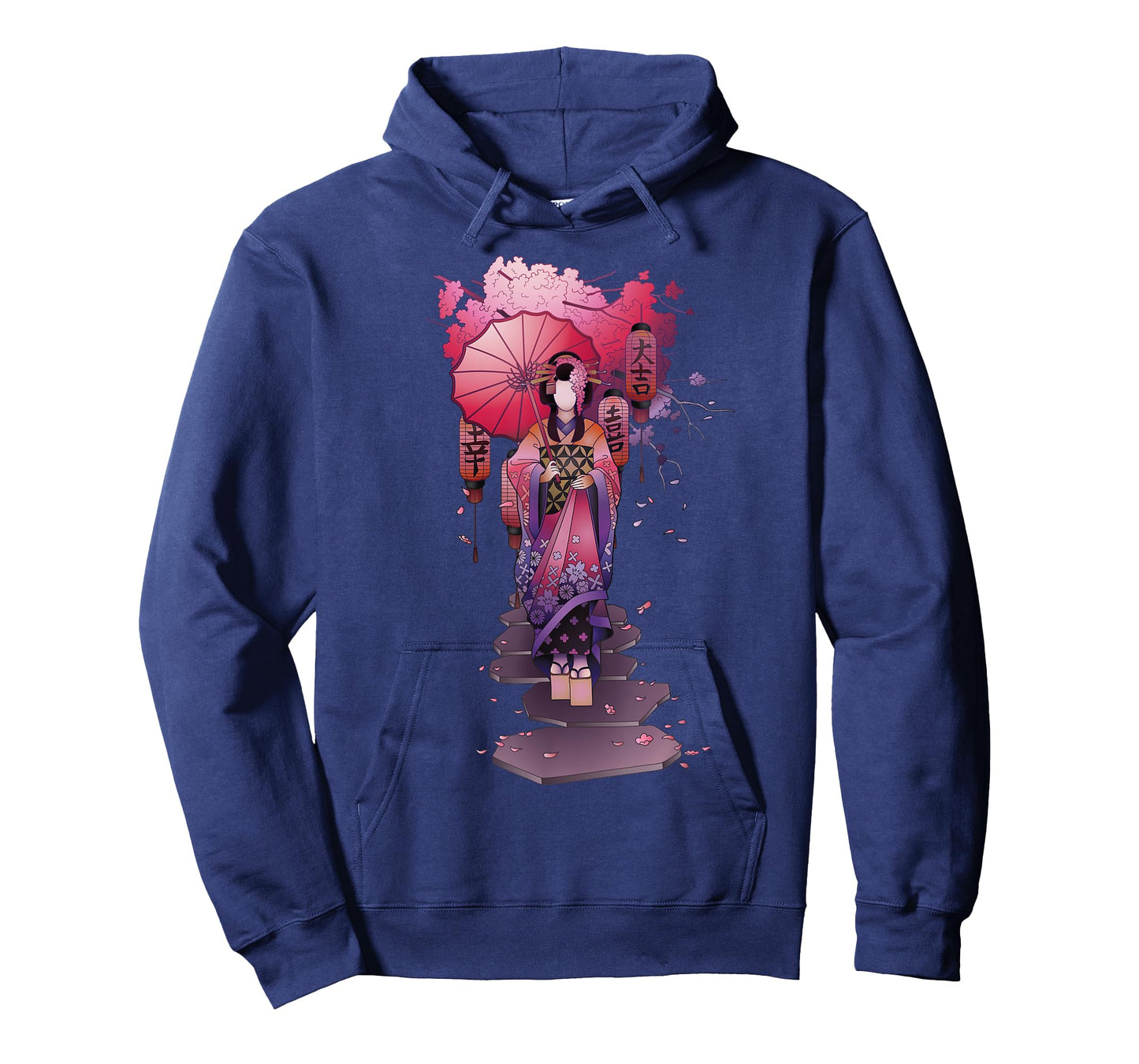 Vintage Japanese Kawaii Geisha Girl in Kimono Japan Art T-Shirt