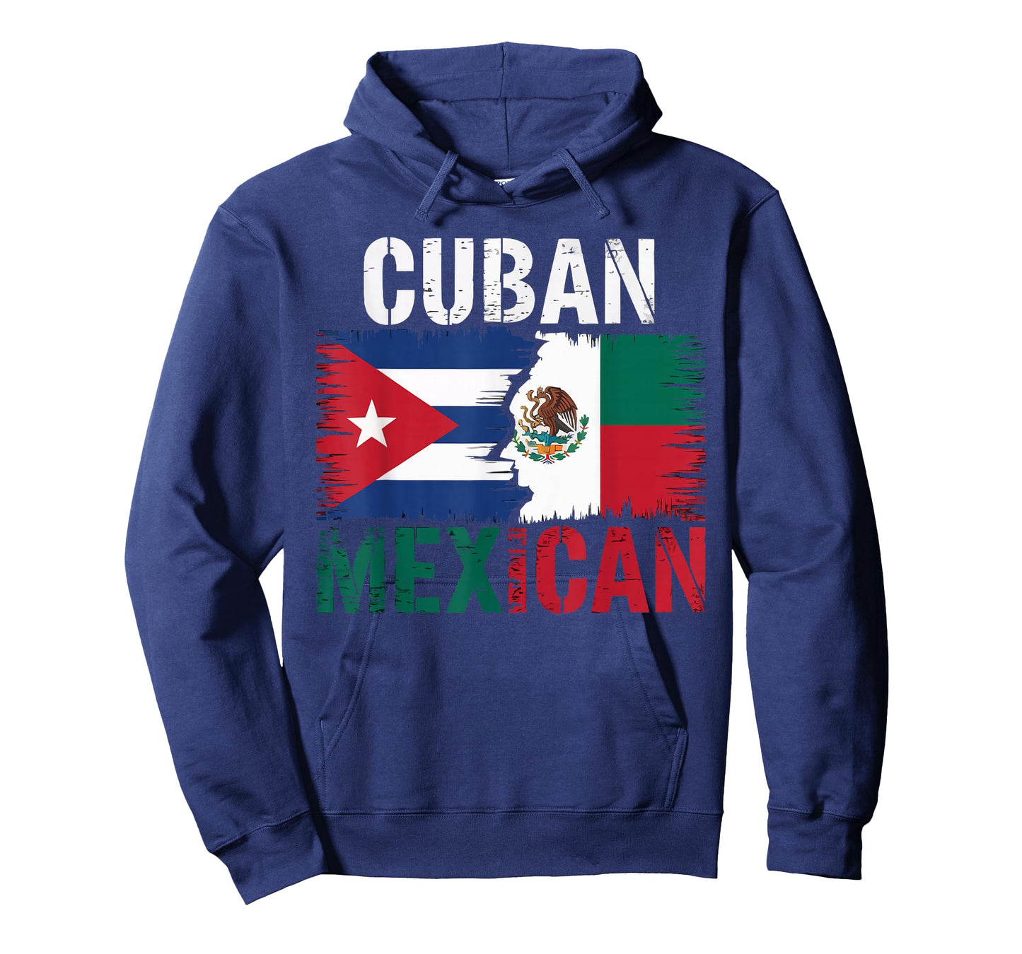 Half Cuban Half Mexican Country Mexico Flag Cuba T-Shirt