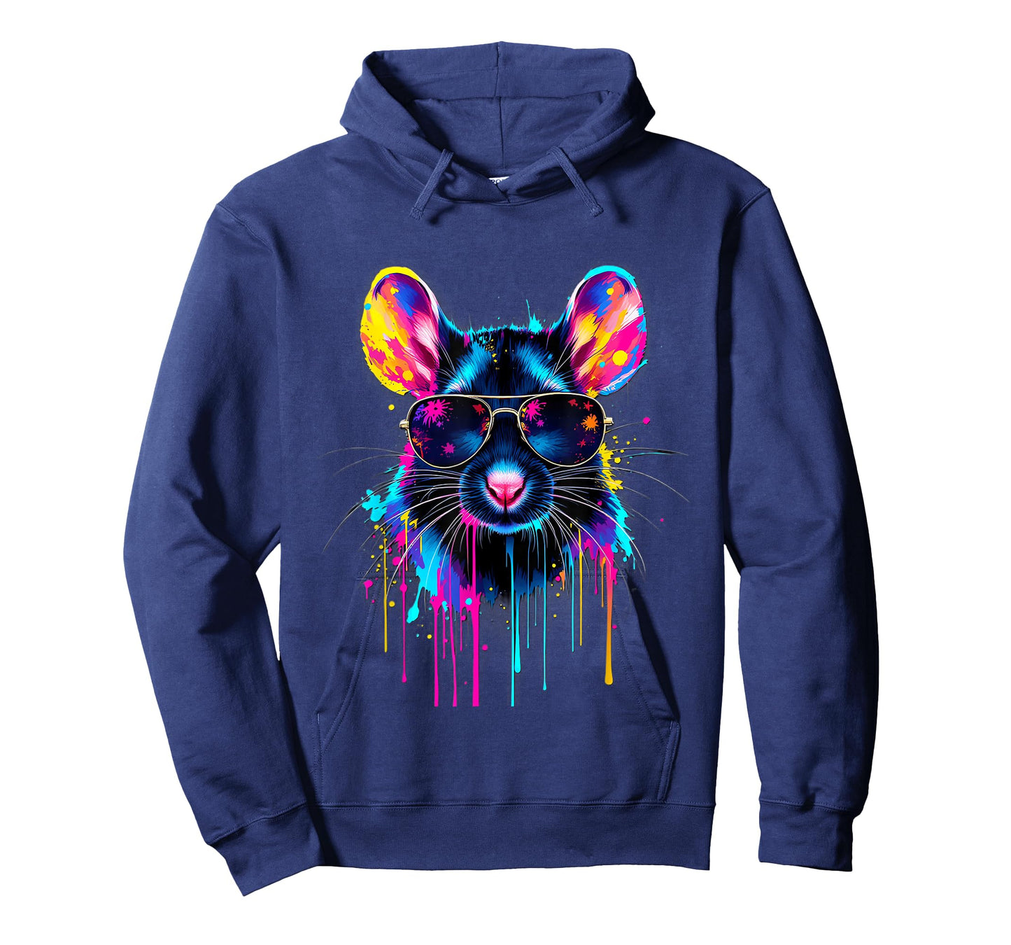 Rat Sunglasses Colorful Pop Art Pet Rat Lover T-Shirt