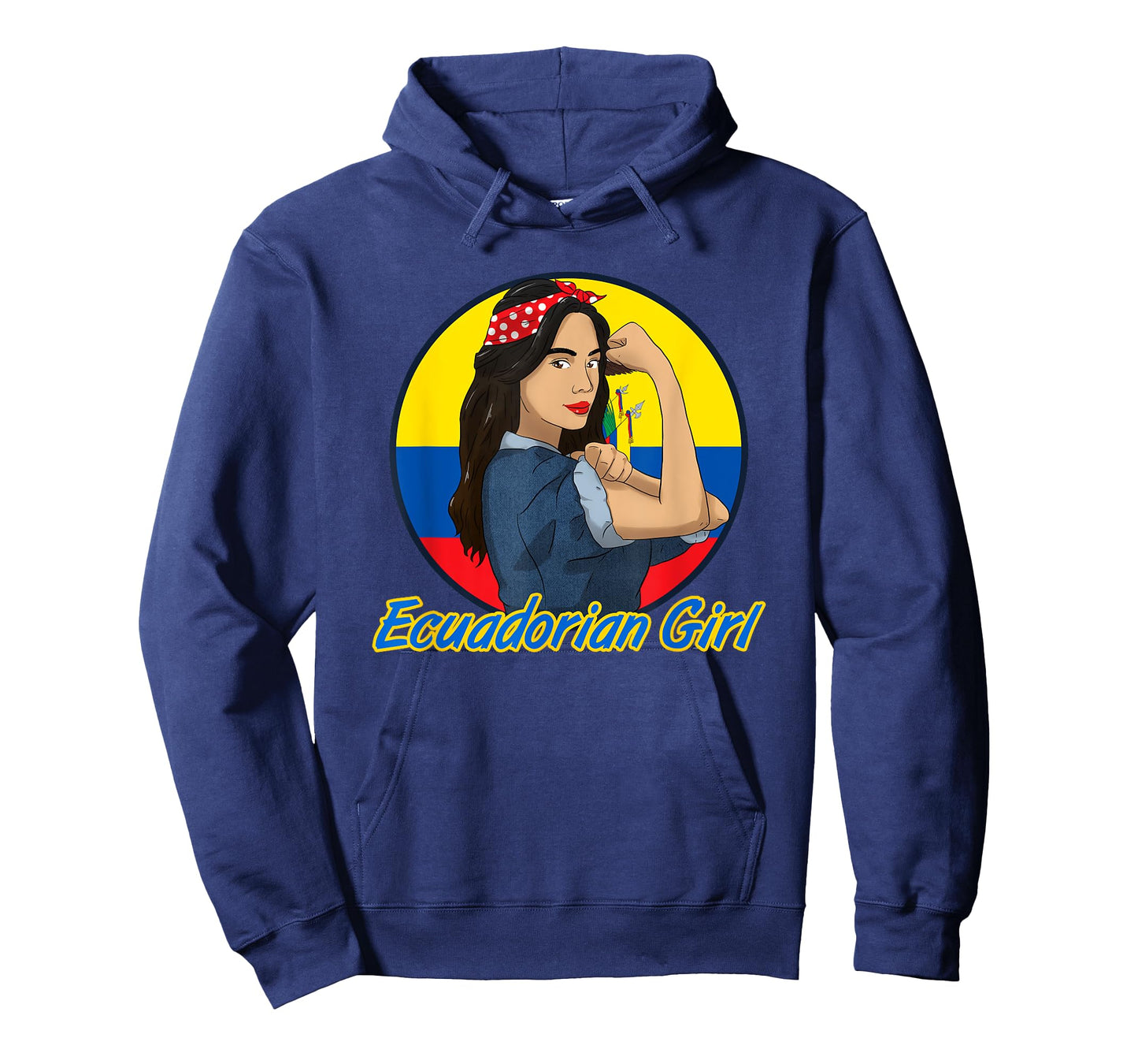 Ecuador Proud Ecuadorian Flag Hispanic Girl Woman T-Shirt