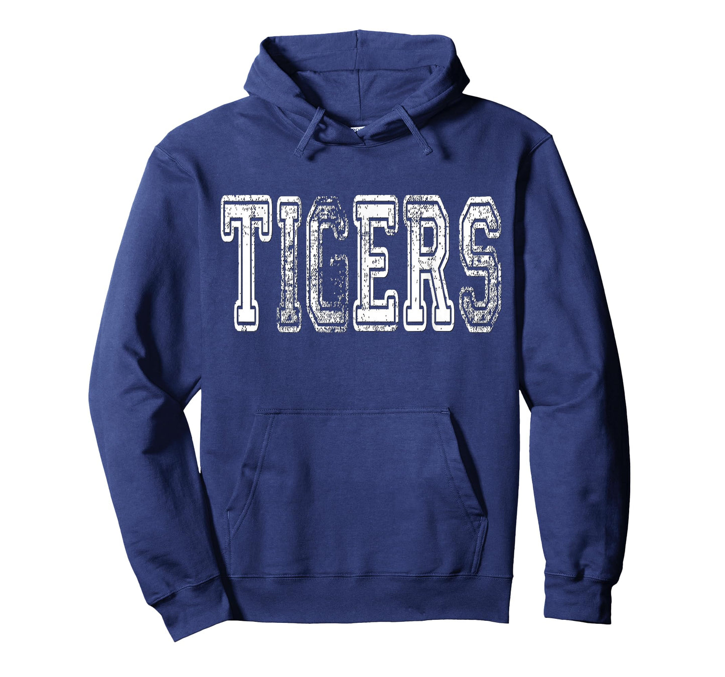 Tigers Mascot Distressed Vintage School Sports Name Fan T-Shirt