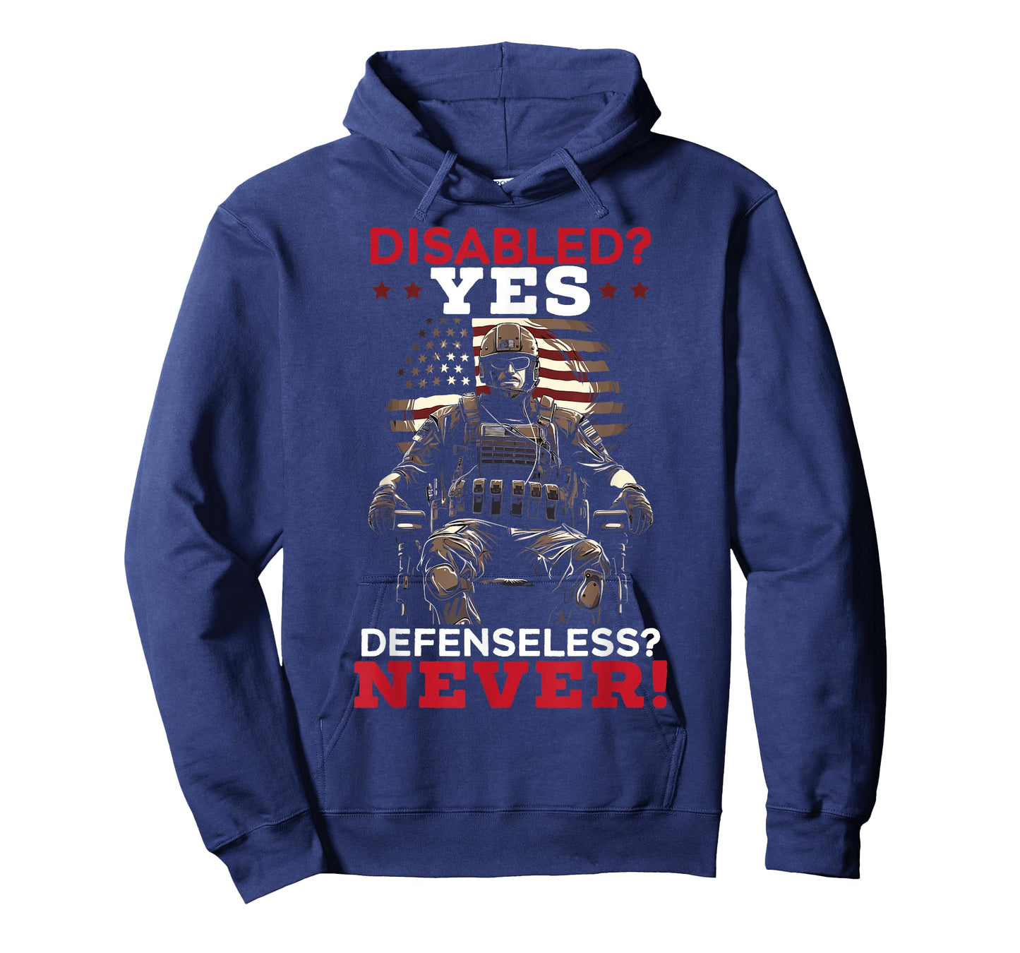 Disabled Veteran Armed Forces Military Soldier Army USA T-Shirt