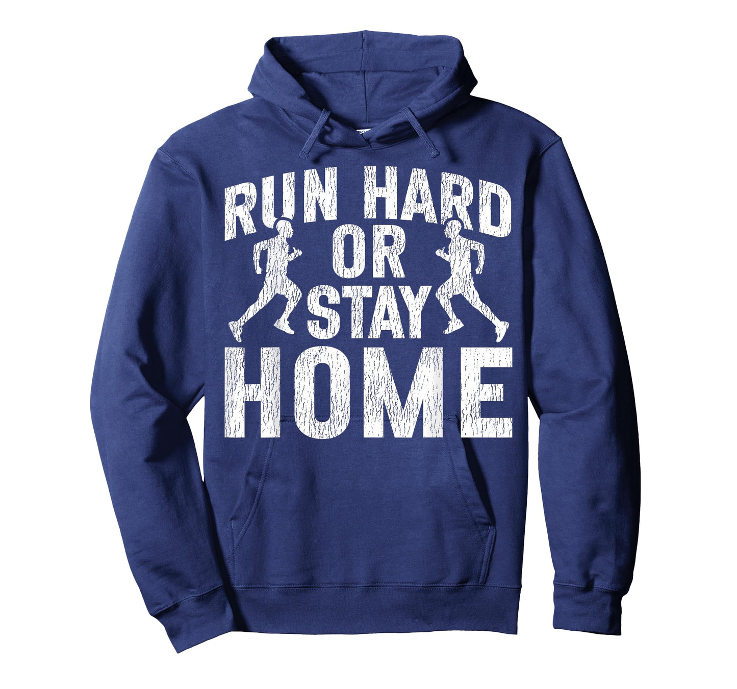 Running Runner Half Marathon Vintage Run Hard Or Stay Home T-Shirt