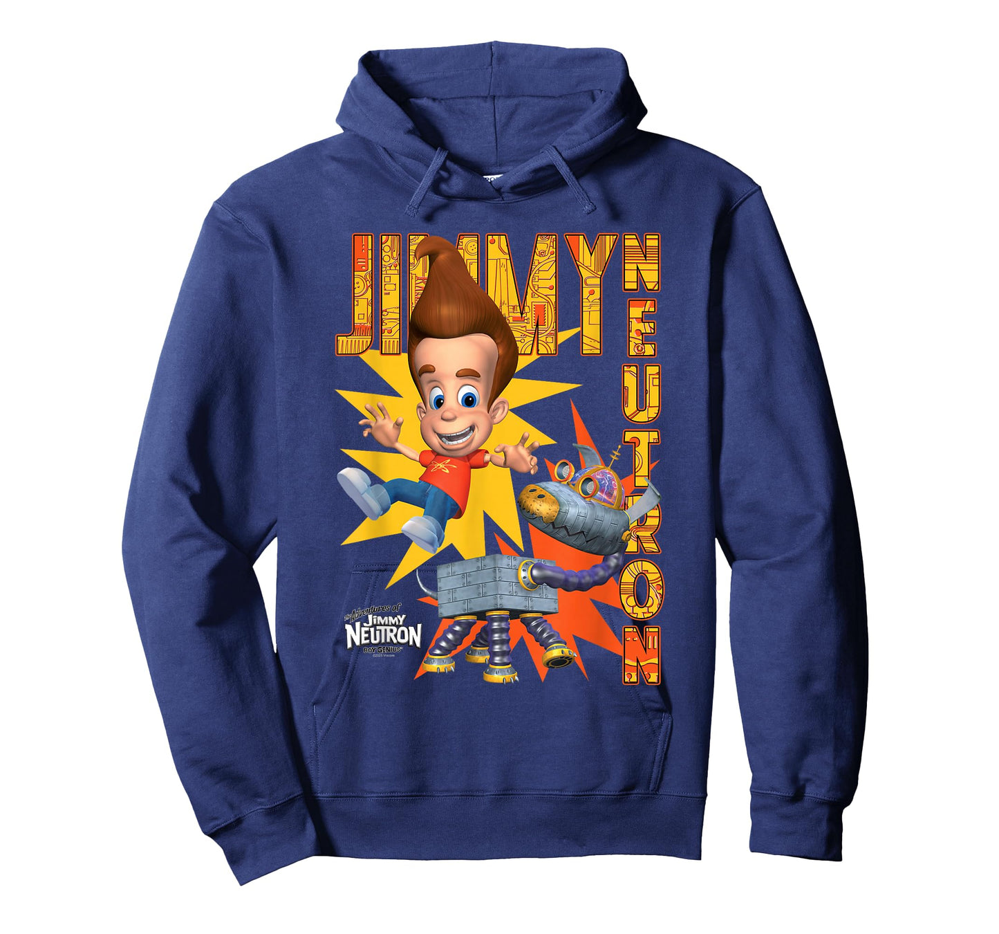 Jimmy Neutron Jimmy and Goddard Circuit Board Cartoon T-Shirt