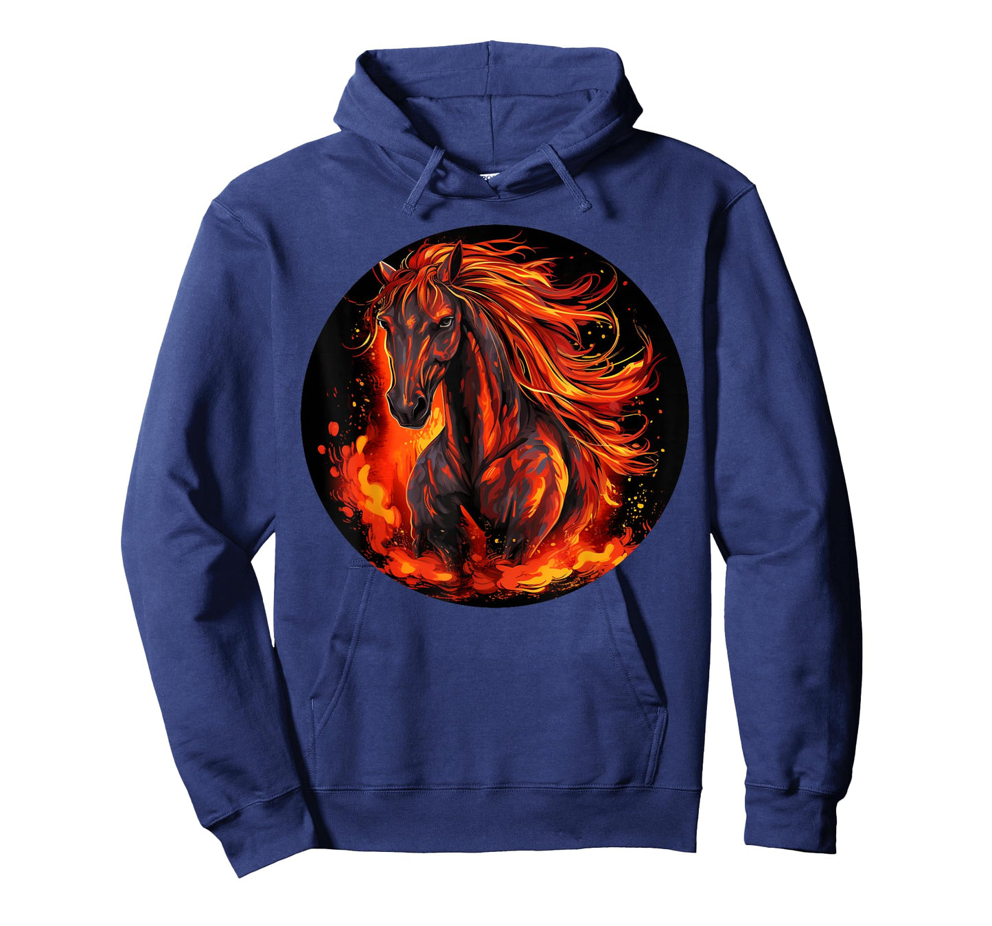 Funny burning horse outfit for horses flames lovers T-Shirt