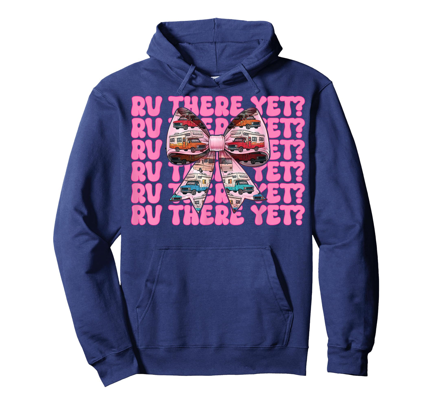 Rv There Yet? RV Camping Camper Motorhome Girl Mom Coquette T-Shirt
