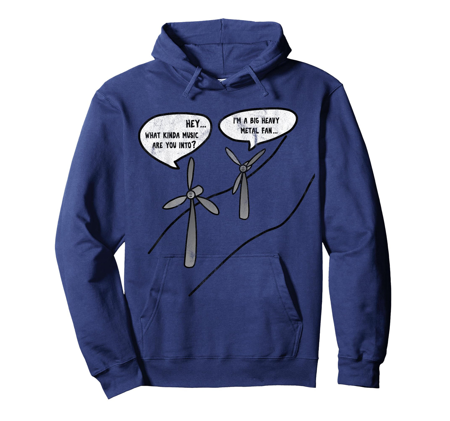 Big Heavy Metal Fan - Wind Turbine Funny (Pun) T-Shirt T-Shirt