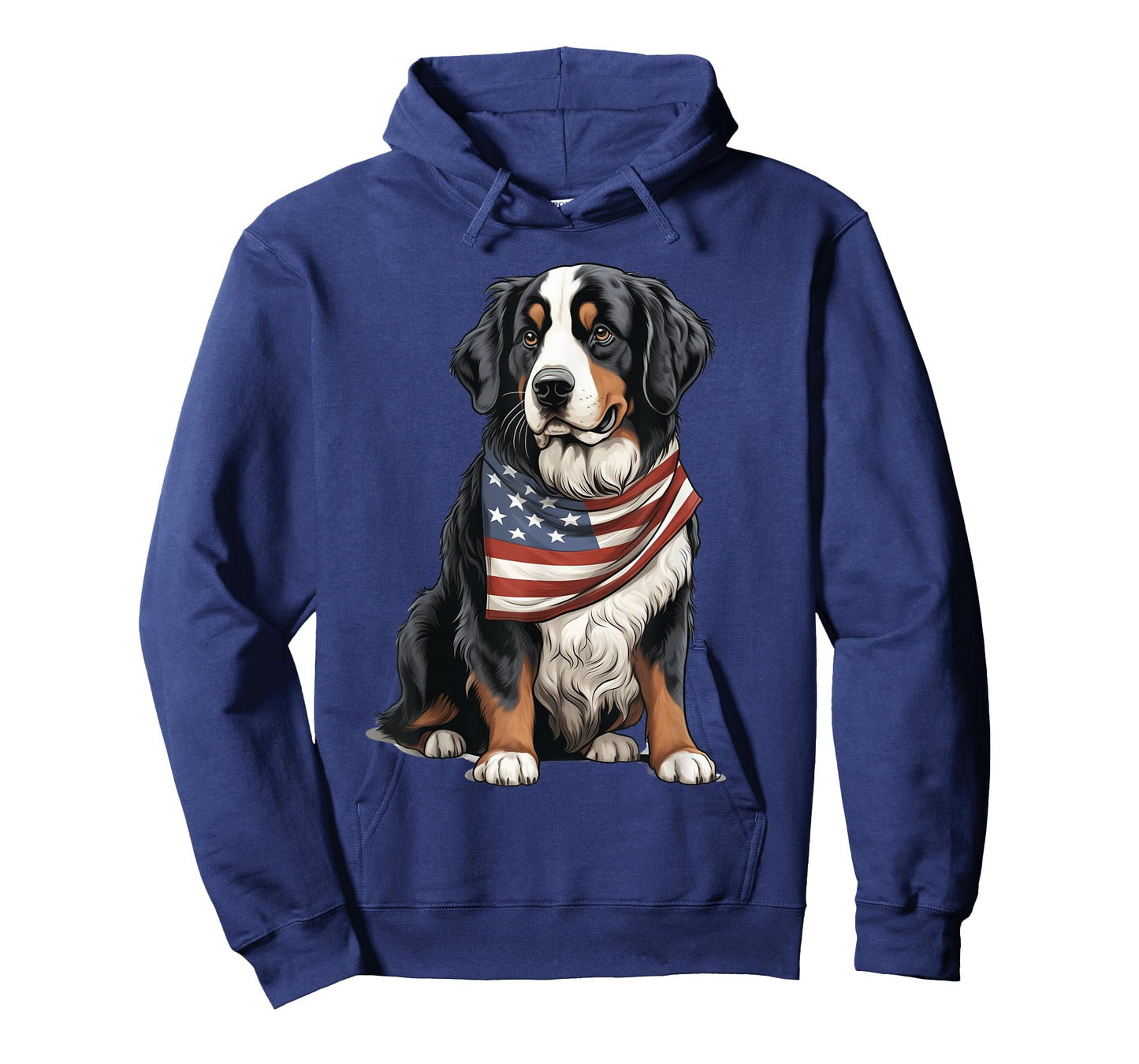Berner US Flag Bernese Mountain Dog Owner Mom Dad Men Women T-Shirt