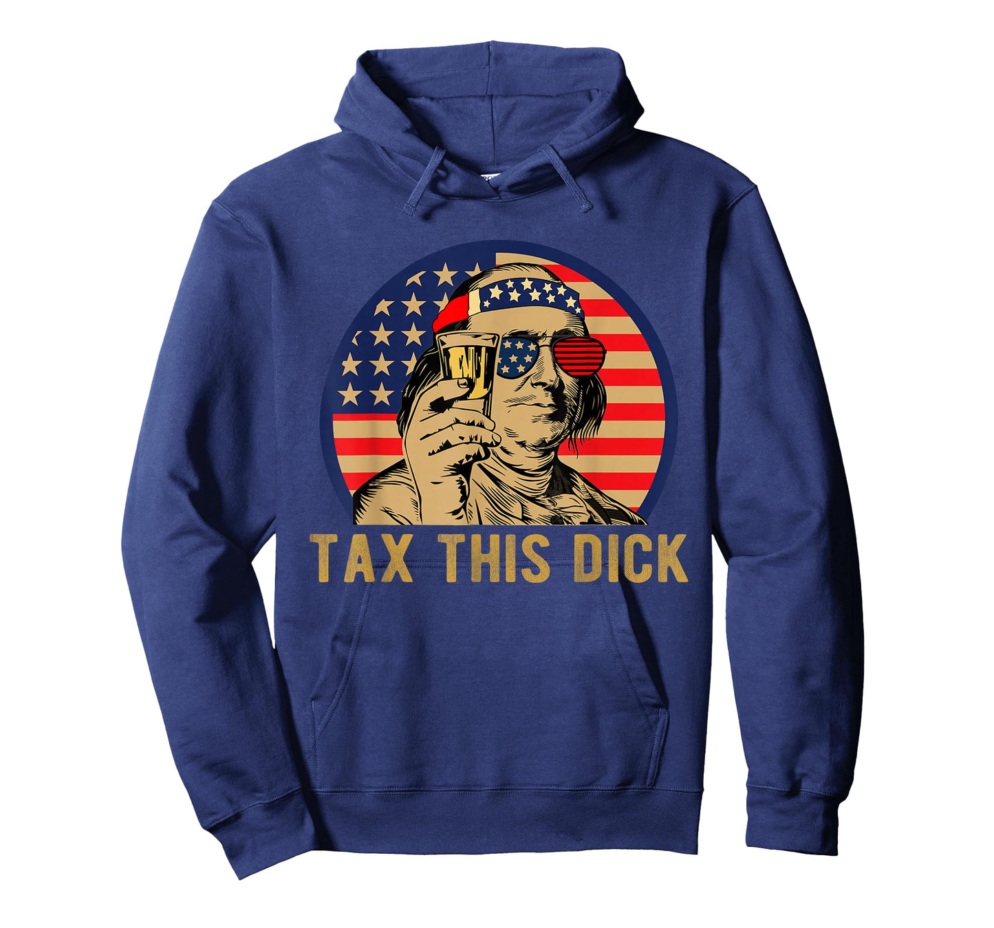 Benjamin Franklin Tax This Dick Vintage Mens Womens T-Shirt