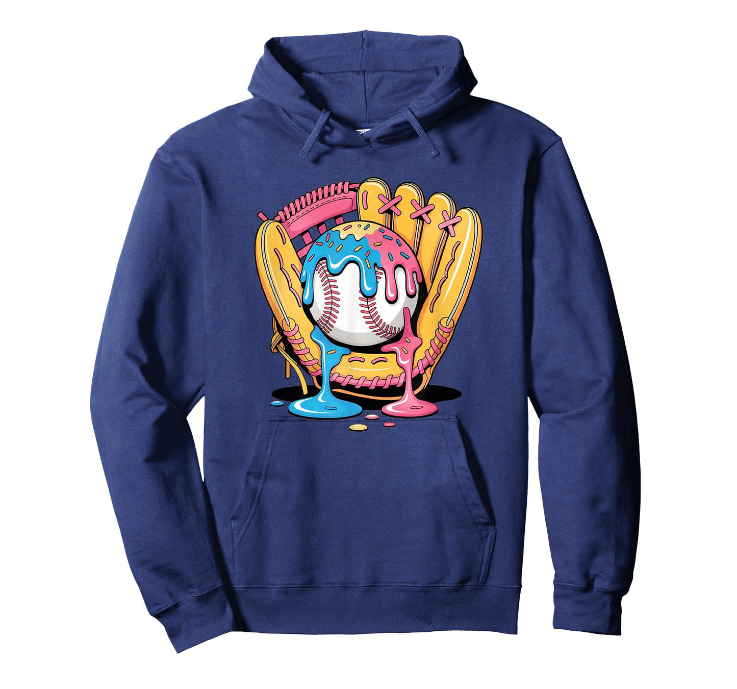 Baseball Gloves Dripping Ice Cream Drip Youth Boys T-Shirt