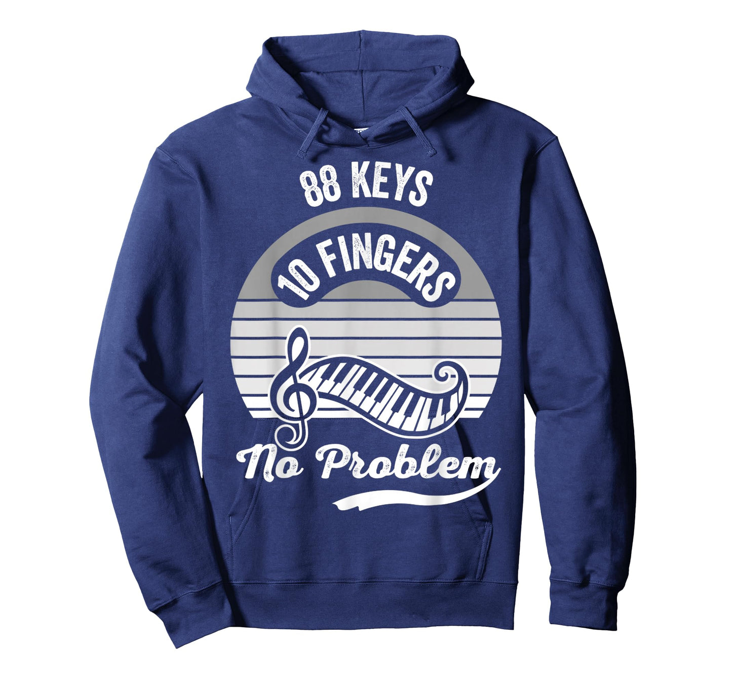 88 Keys 10 Fingers No Problem Music T-Shirt