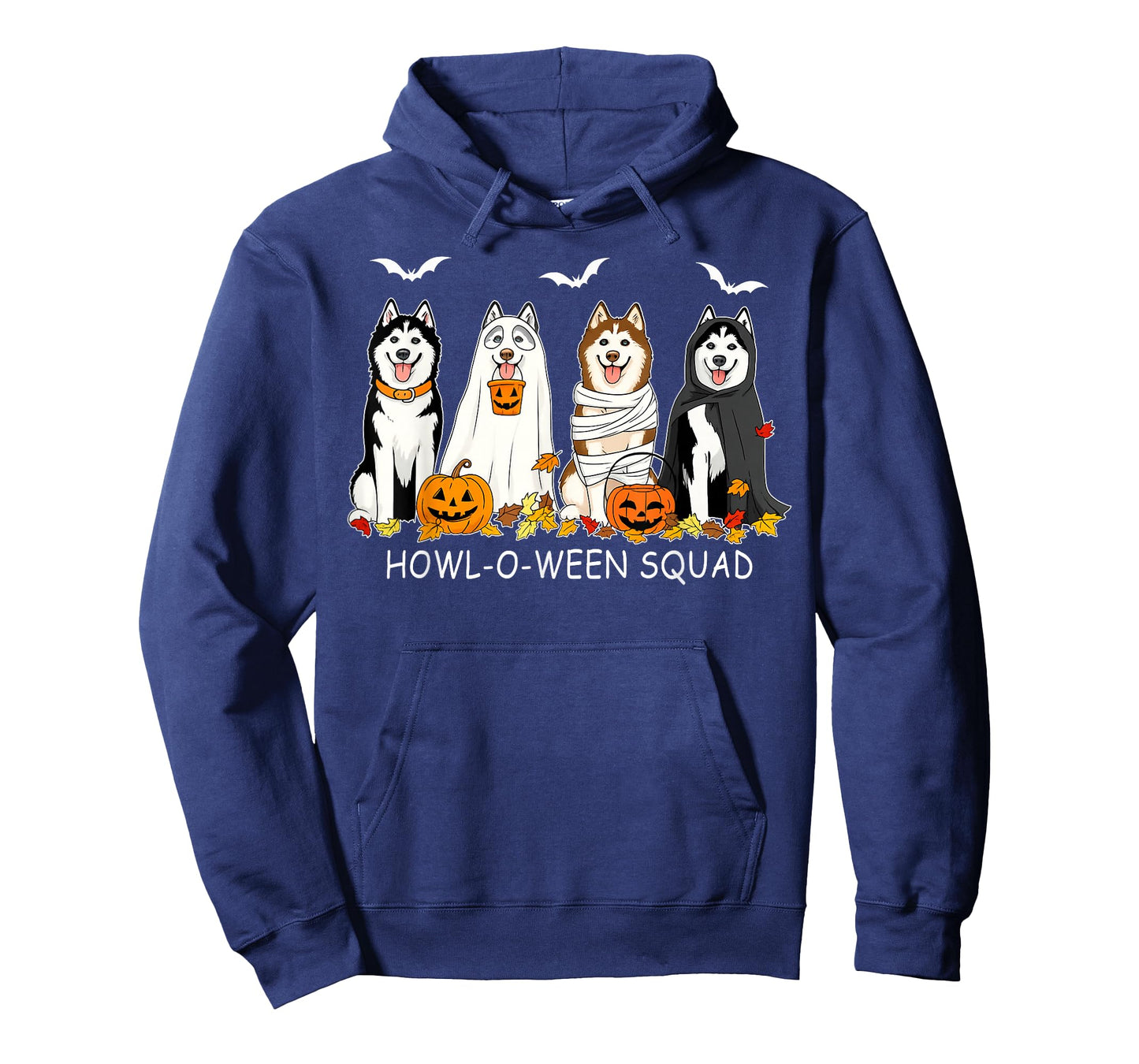 Funny Husky Ghost Dogs Halloween Husky Dog Mom Husky Lover T-Shirt