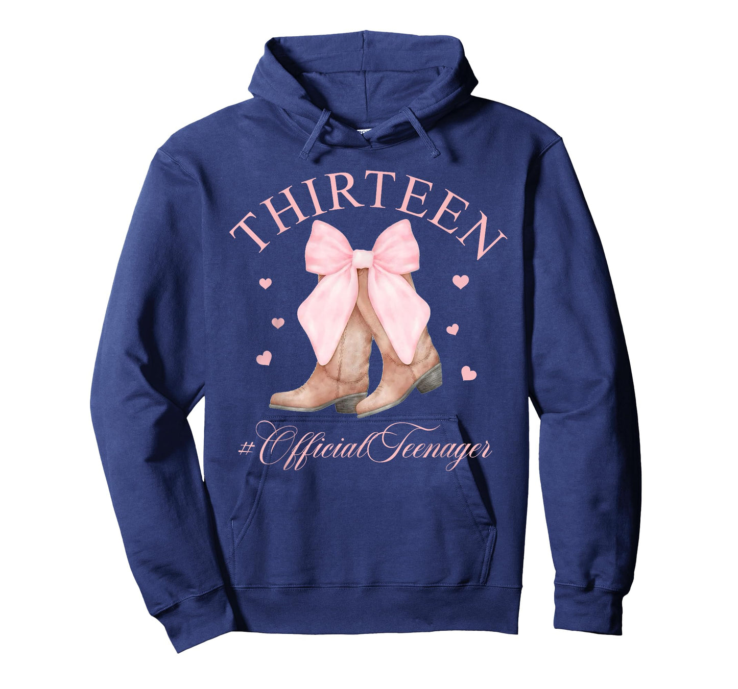 Thirteen Official Teenager Bow 13th Birthday Girl 13 Yrs Old T-Shirt