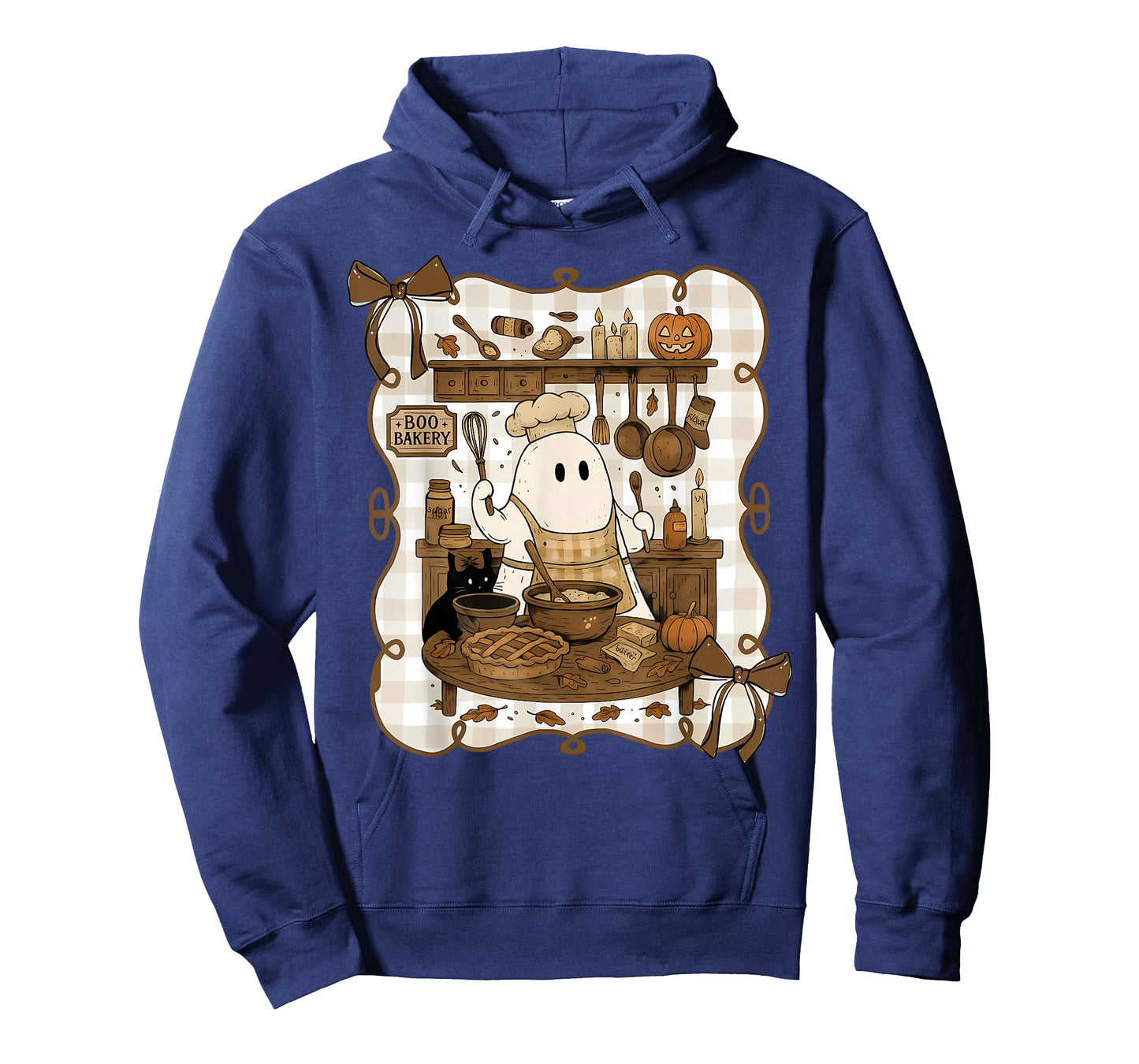 Coquette Halloween Ghost Baking Sourdough Bread Baker T-Shirt