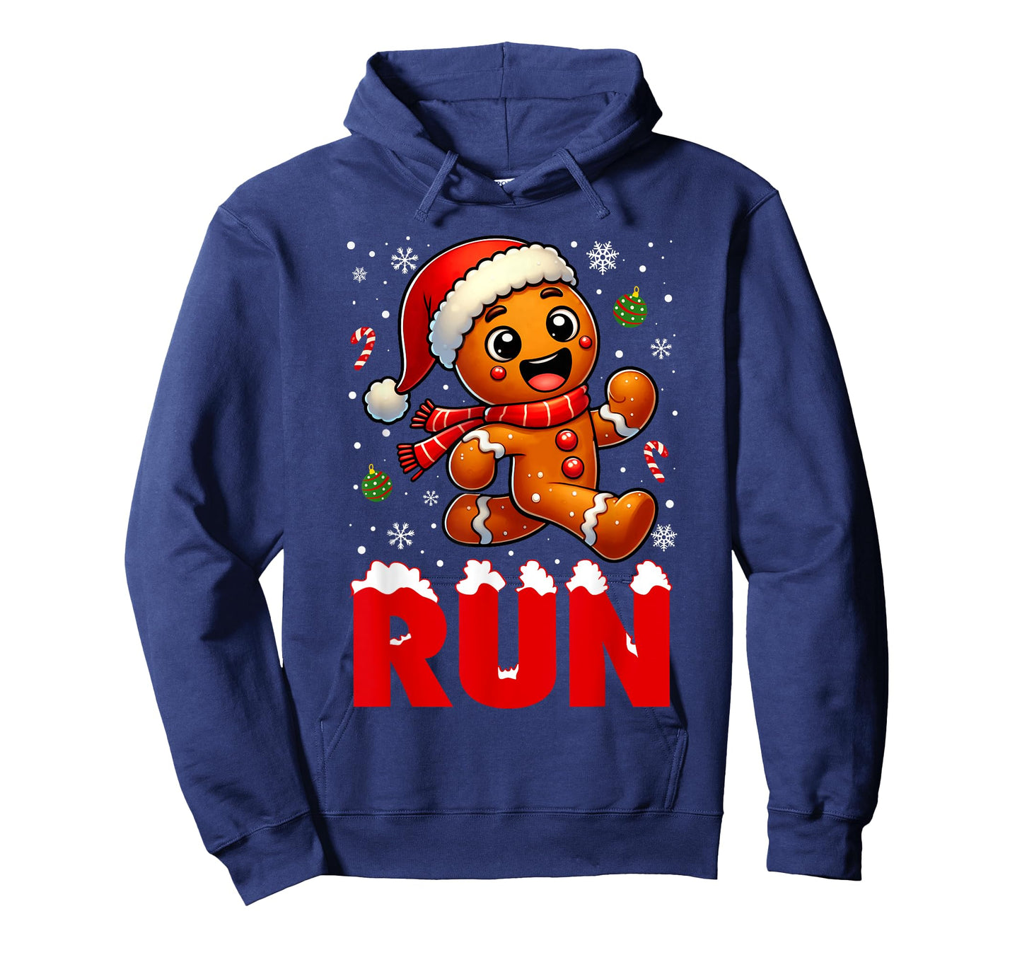 Gingerbread Running Cross Country Gingerman Runner Christmas T-Shirt