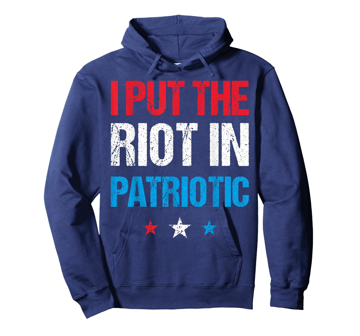 I Put the Riot in Patriotic America Fourth of July Merch T-Shirt for Women Kids Men