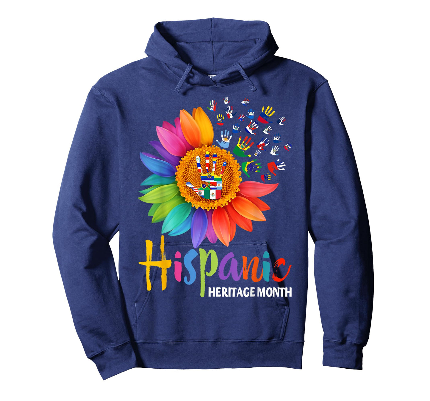 National Hispanic Heritage Month Sunflower All Countries T-Shirt