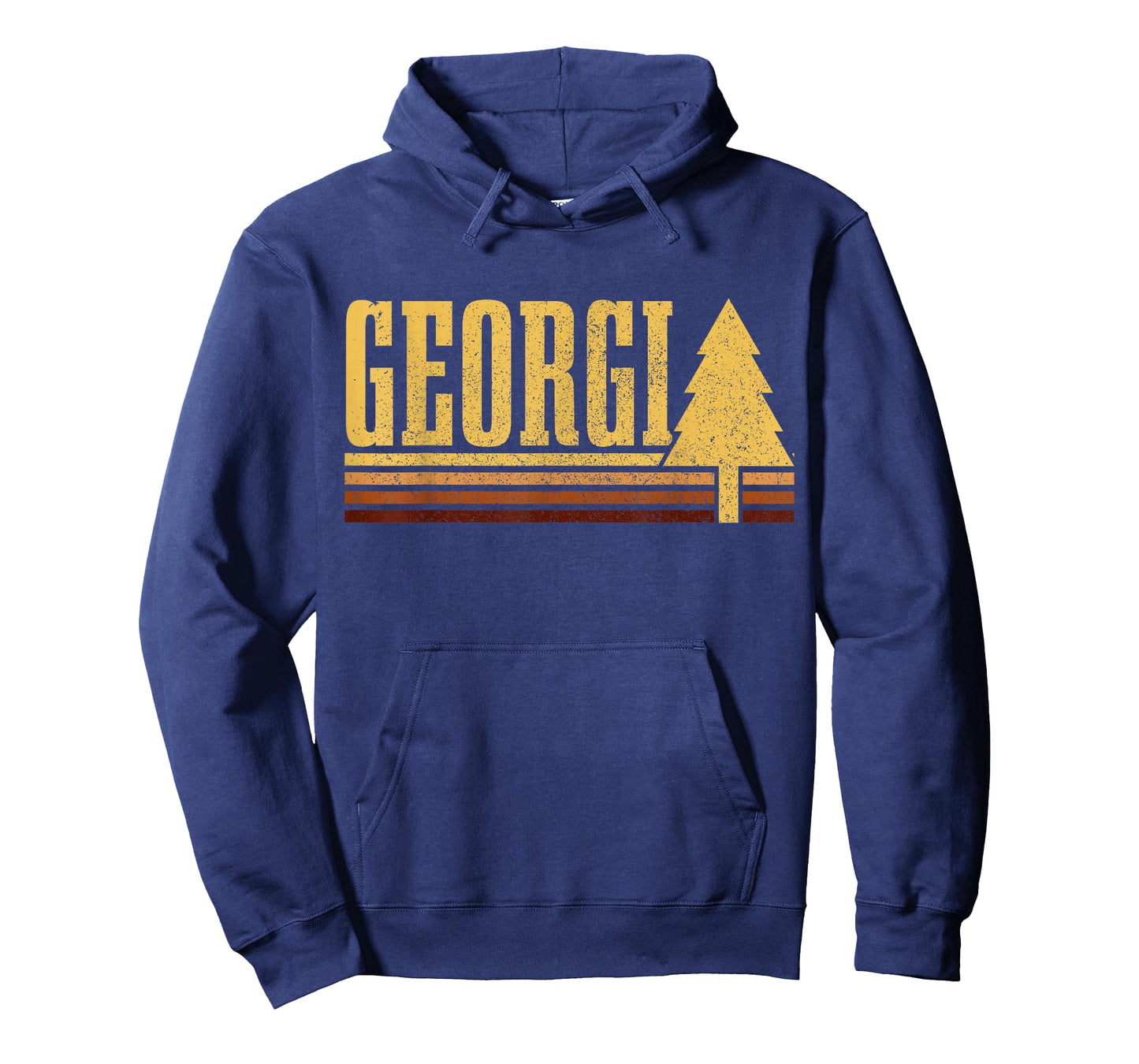 Georgia Vintage Tree State Pride Camping Hiking Georgia T-Shirt