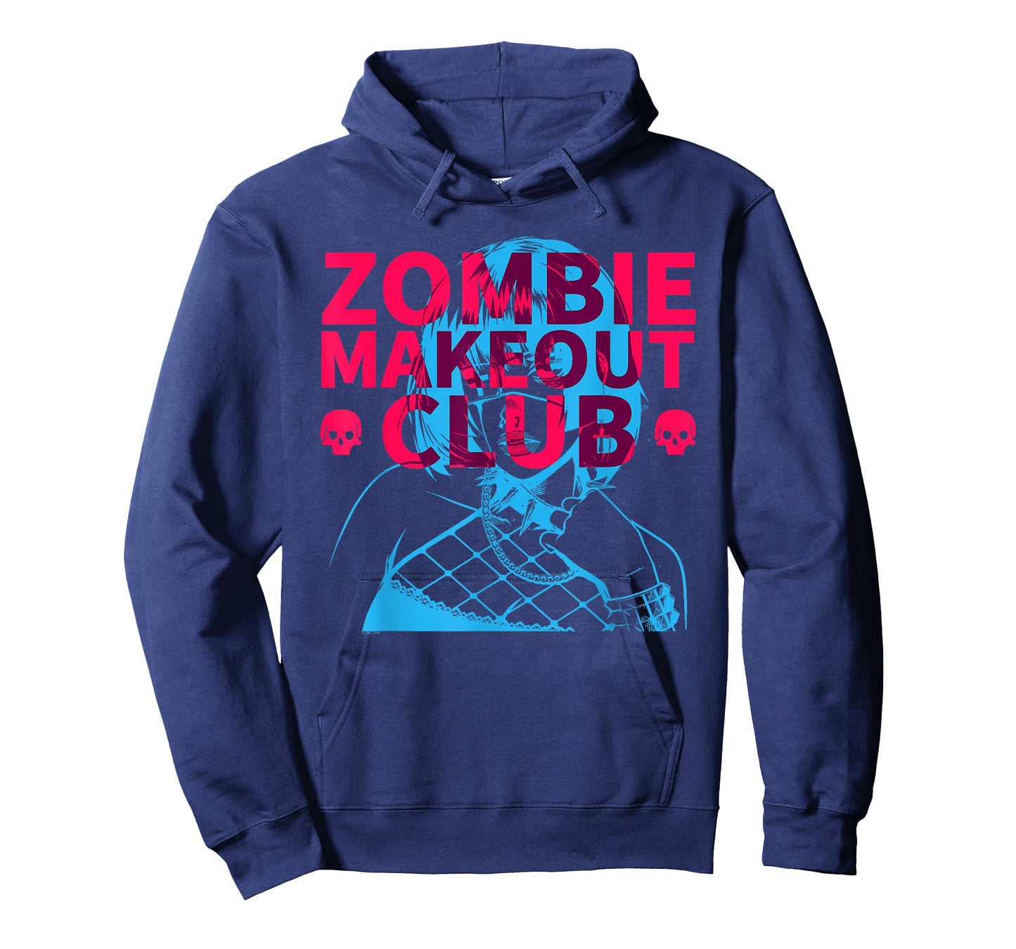 Zombie Makeout Club Punk Girl Overlap T-Shirt