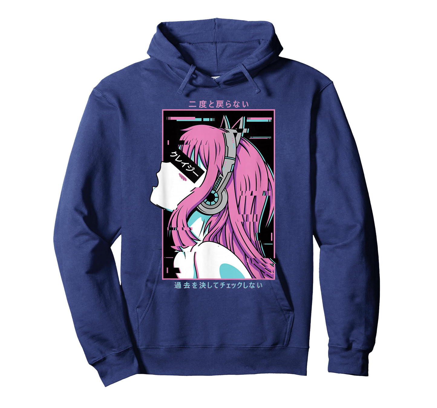 Aesthetic Vaporwave Crazy Waifu Anime Girl T-Shirt