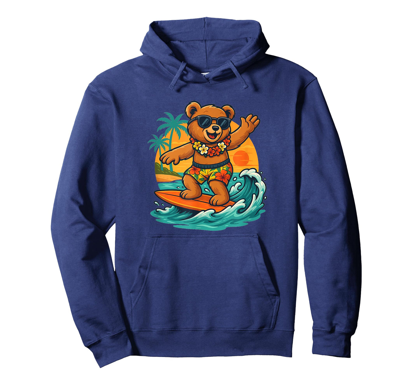 Surfing Teddy Bear in Summer Season for Surfboard Lovers T-Shirt