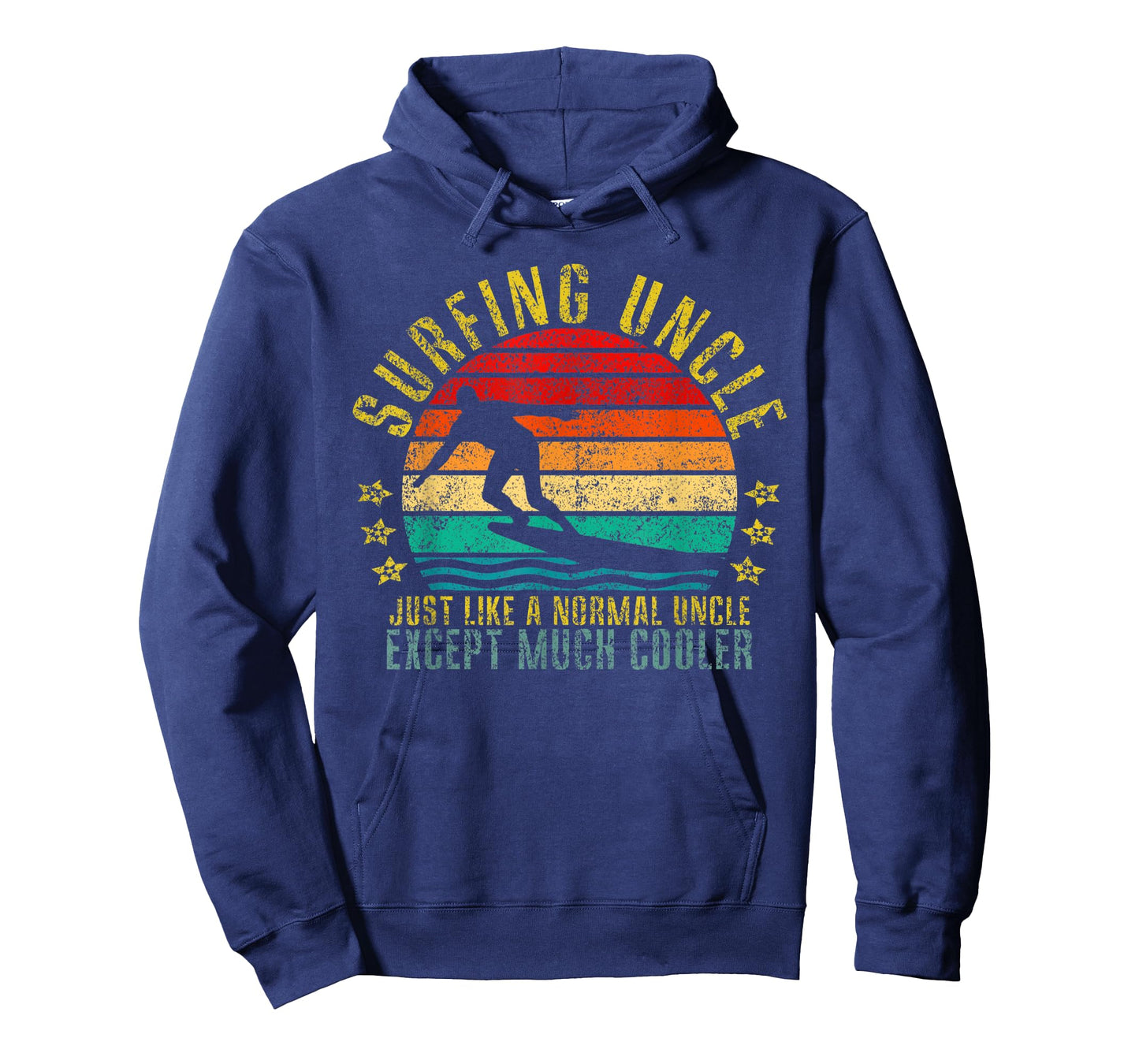 Surfing Uncle Just Like a Normal Uncle Except Much Cooler T-Shirt