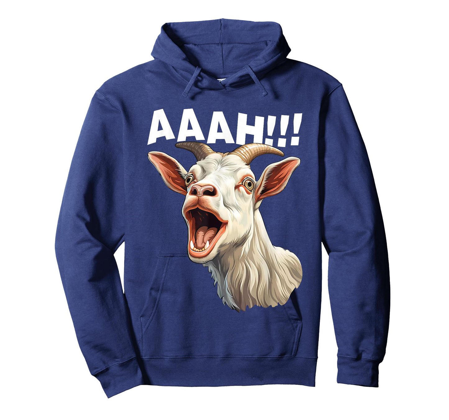 Halloween Screaming Goat AAAH!!! - Funny Crazy Goat T-Shirt