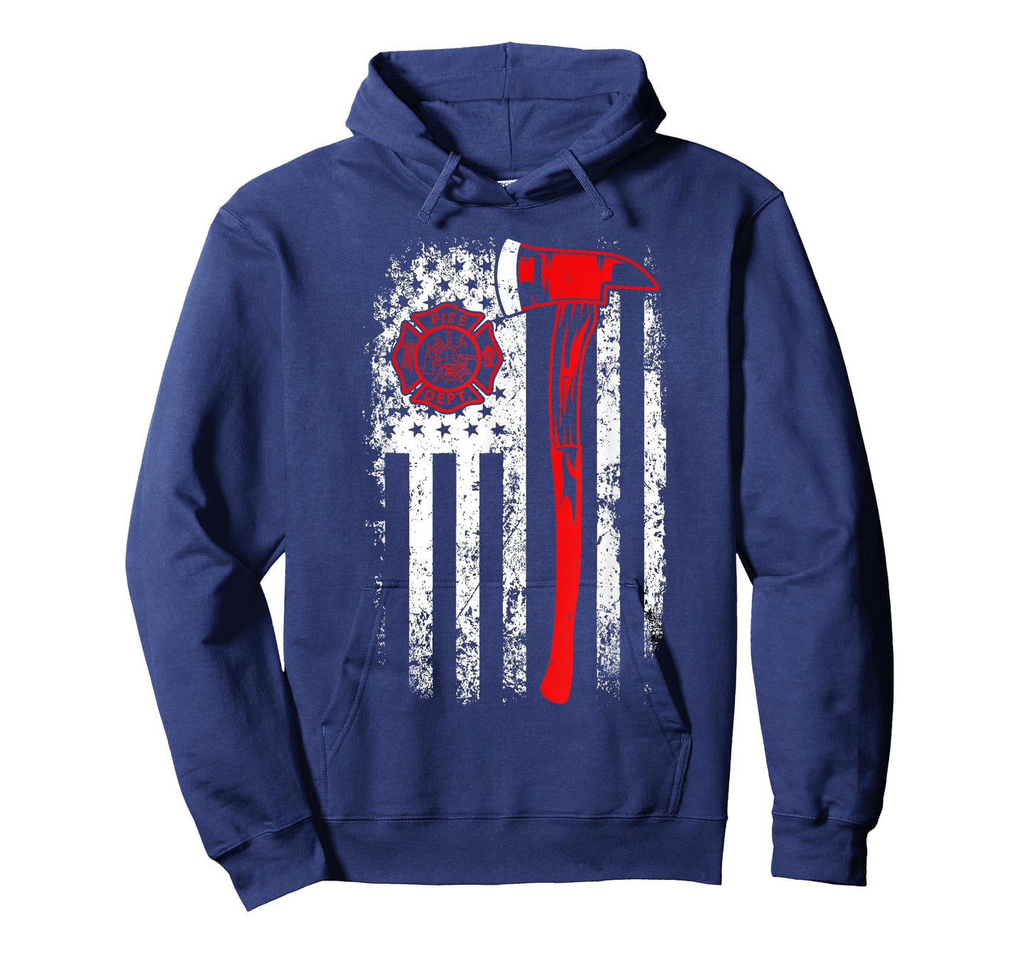 American Flag Firefighter For Fireman Patriotic Fire Fighter T-Shirt