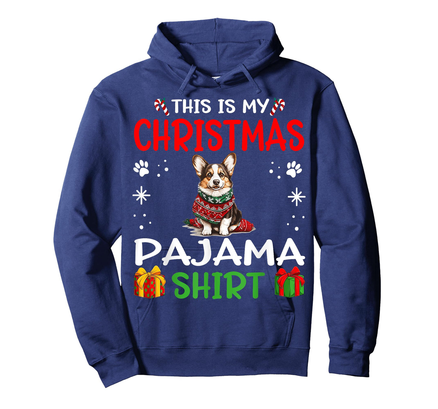 Cardigan Welsh Corgi Dog Nightgown Pajama This is my T-Shirt for Men Women Kids