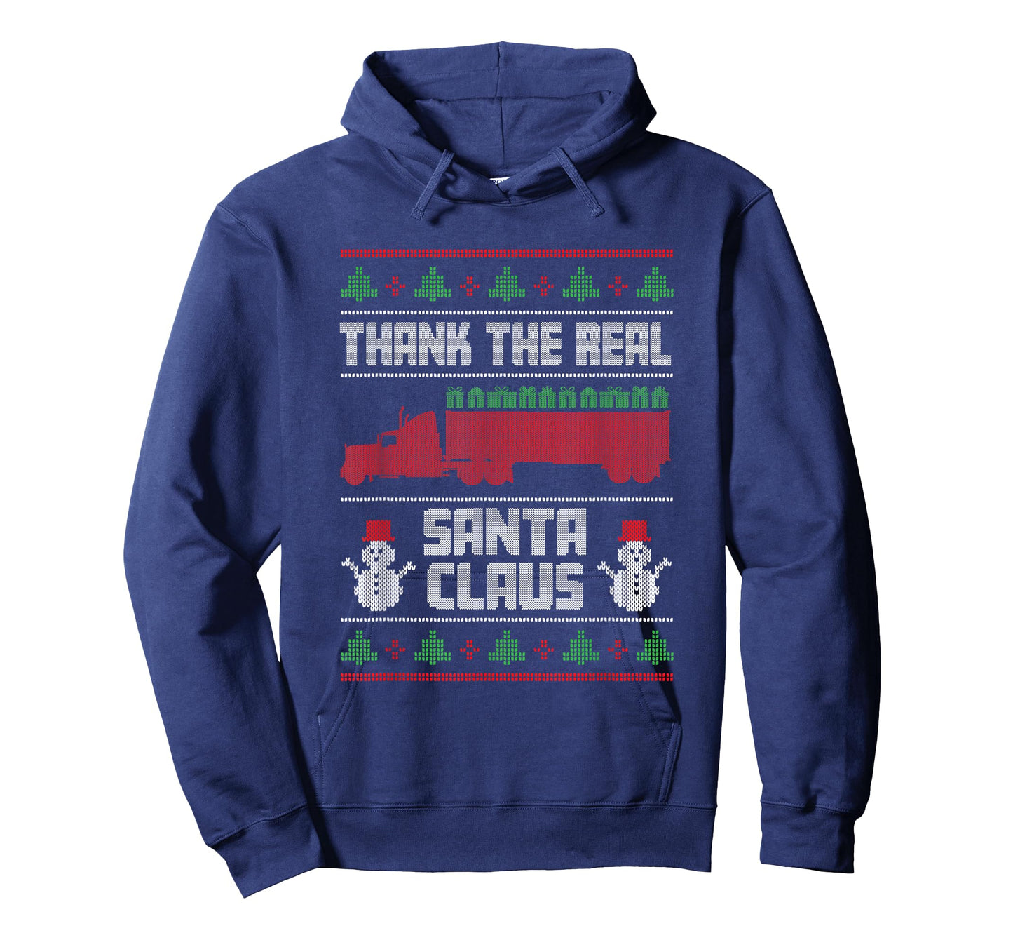 Trucker Santa Claus Funny Truck Driving Christmas Trucker T-Shirt