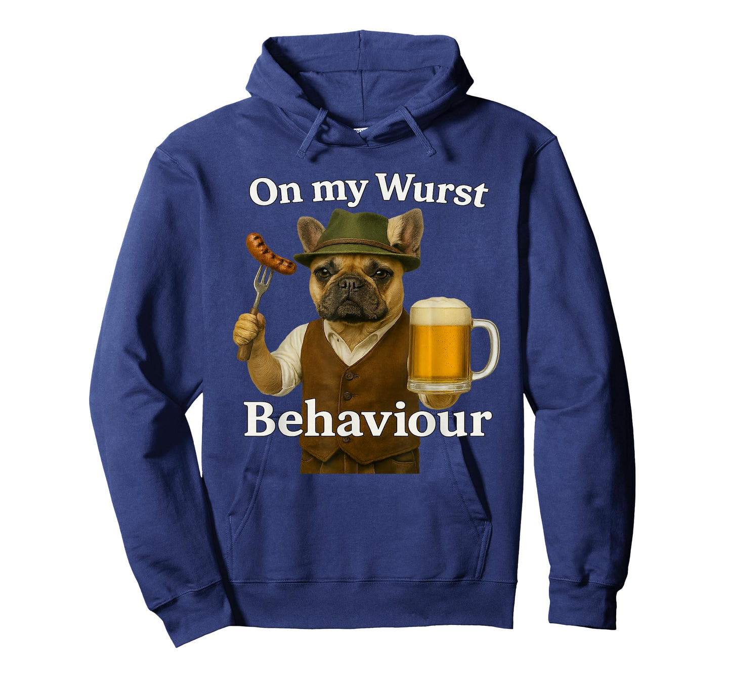 Oktoberfest On My Wurst Behavior Man Dog T-Shirt