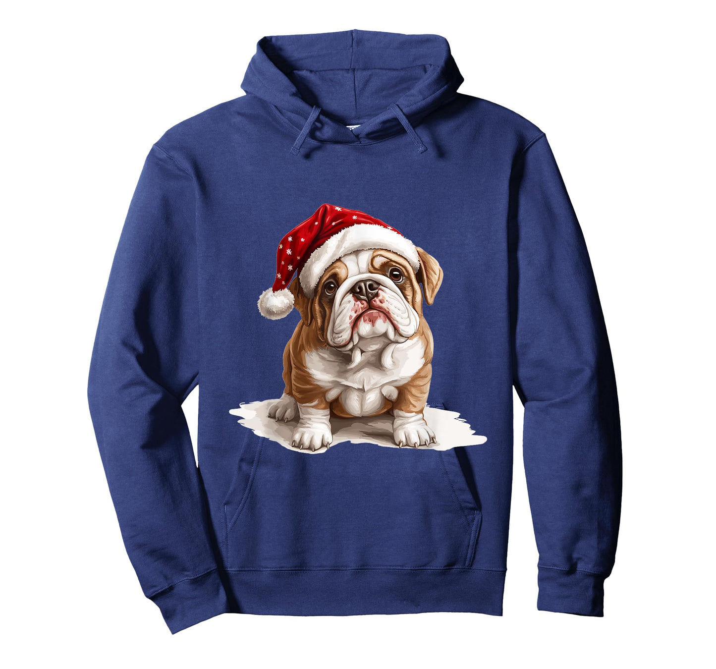 Cute English Bulldog dog Dog Christmas Merry X-mas Graphic T-Shirt