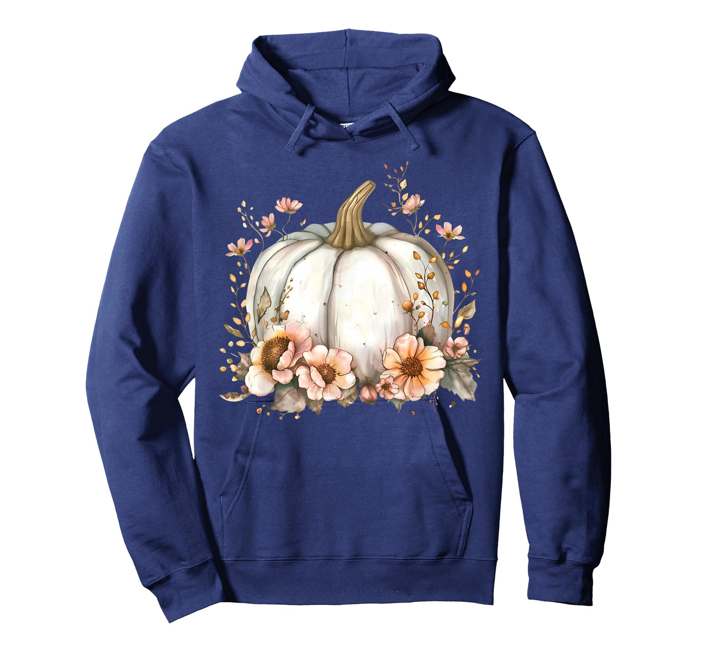 Wildflower Pumpkin Season Autumn Fall Leaves Thanksgiving T-Shirt