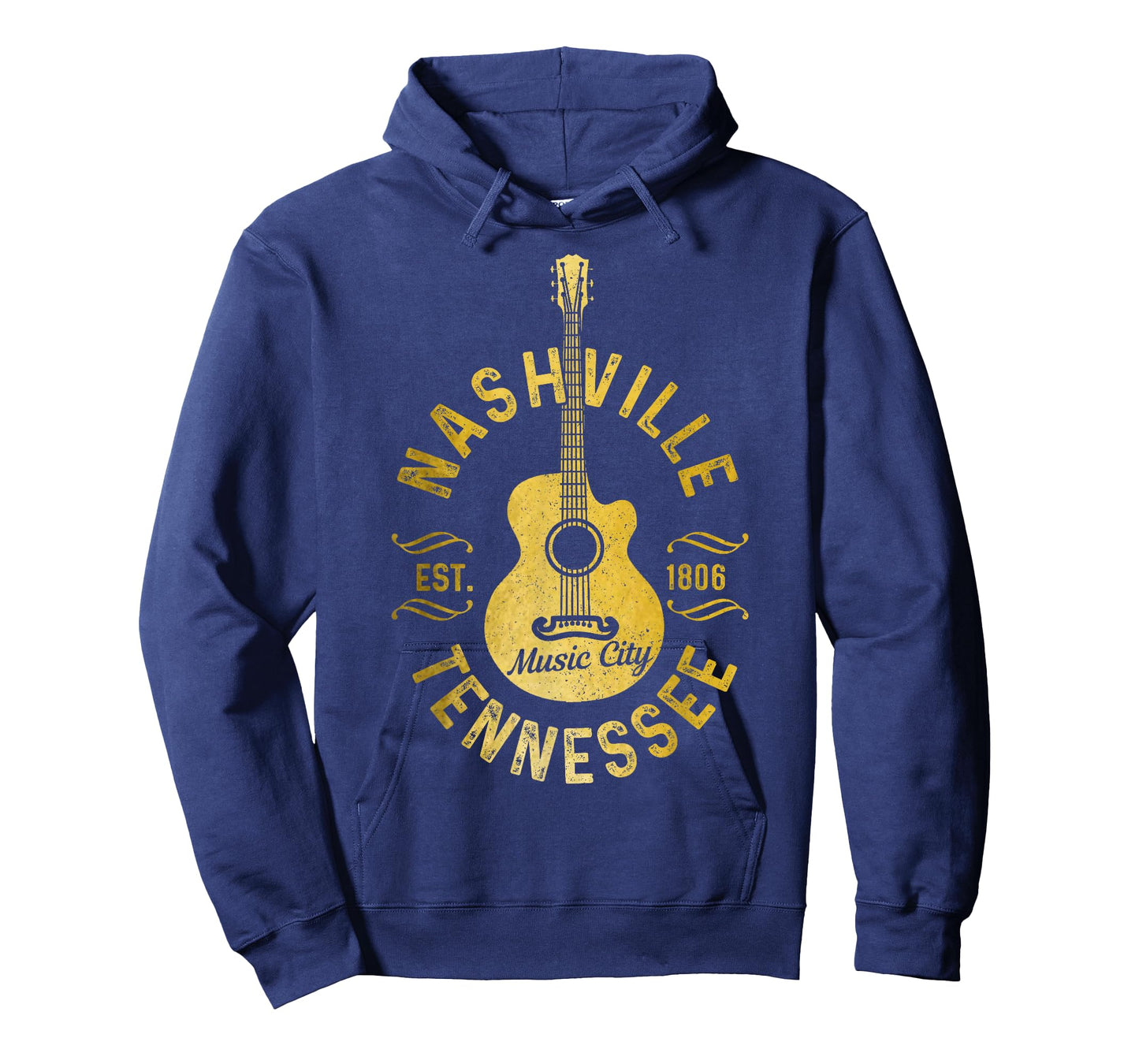 Nashville Tennessee Country Music City Guitar Vintage Nash T-Shirt