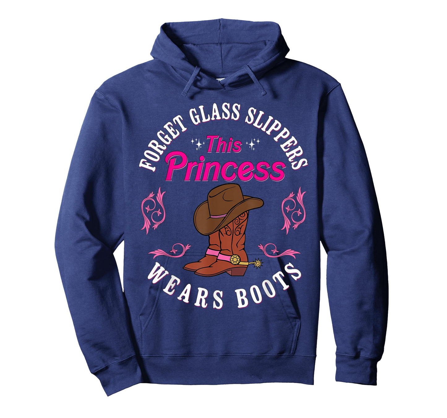 Girls Cowgirls Funny Princess Cowboy Boots Country Western T-Shirt