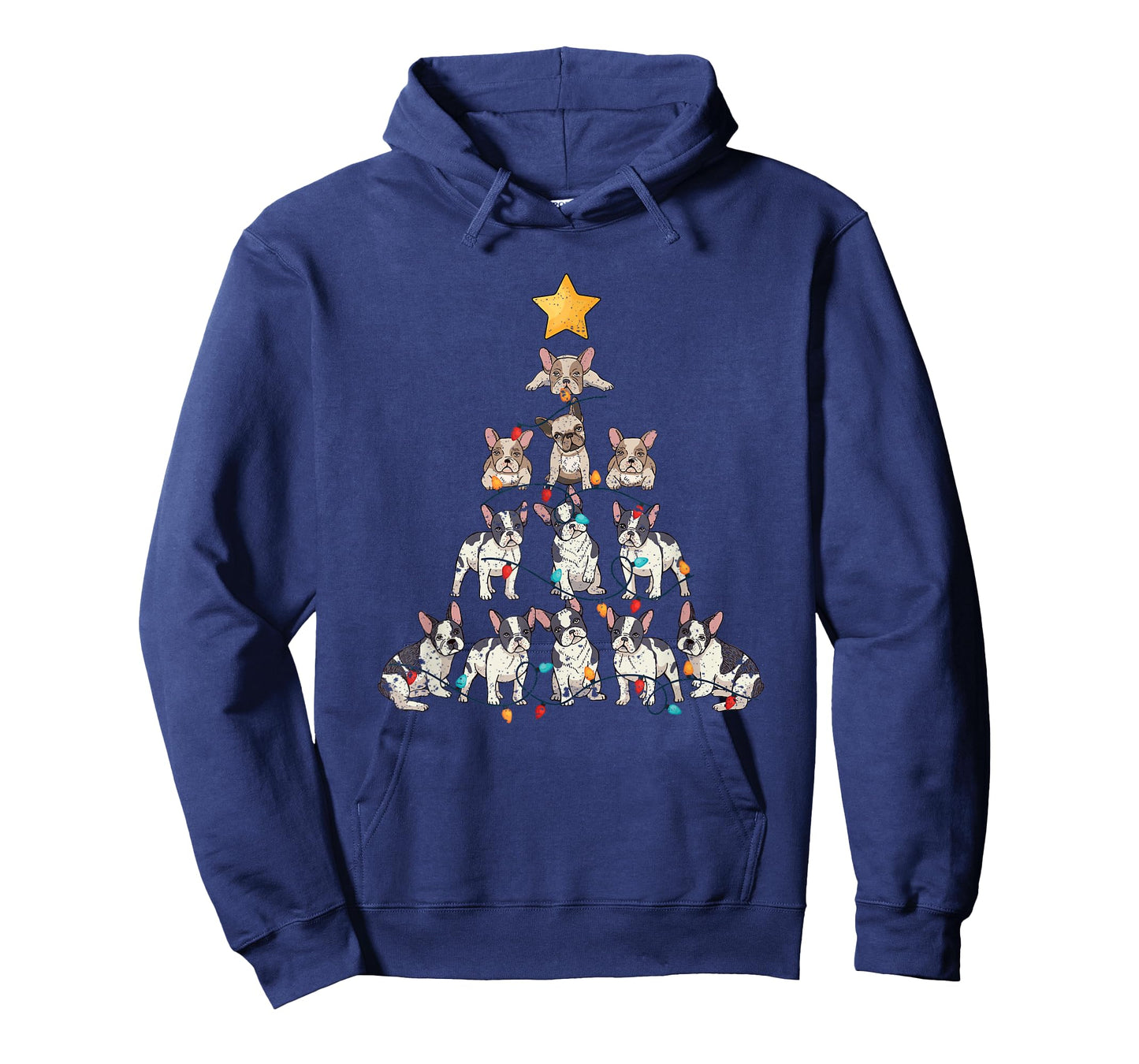 French Bulldog Christmas Tree Frenchie Dog Xmas PJs Pajamas T-Shirt