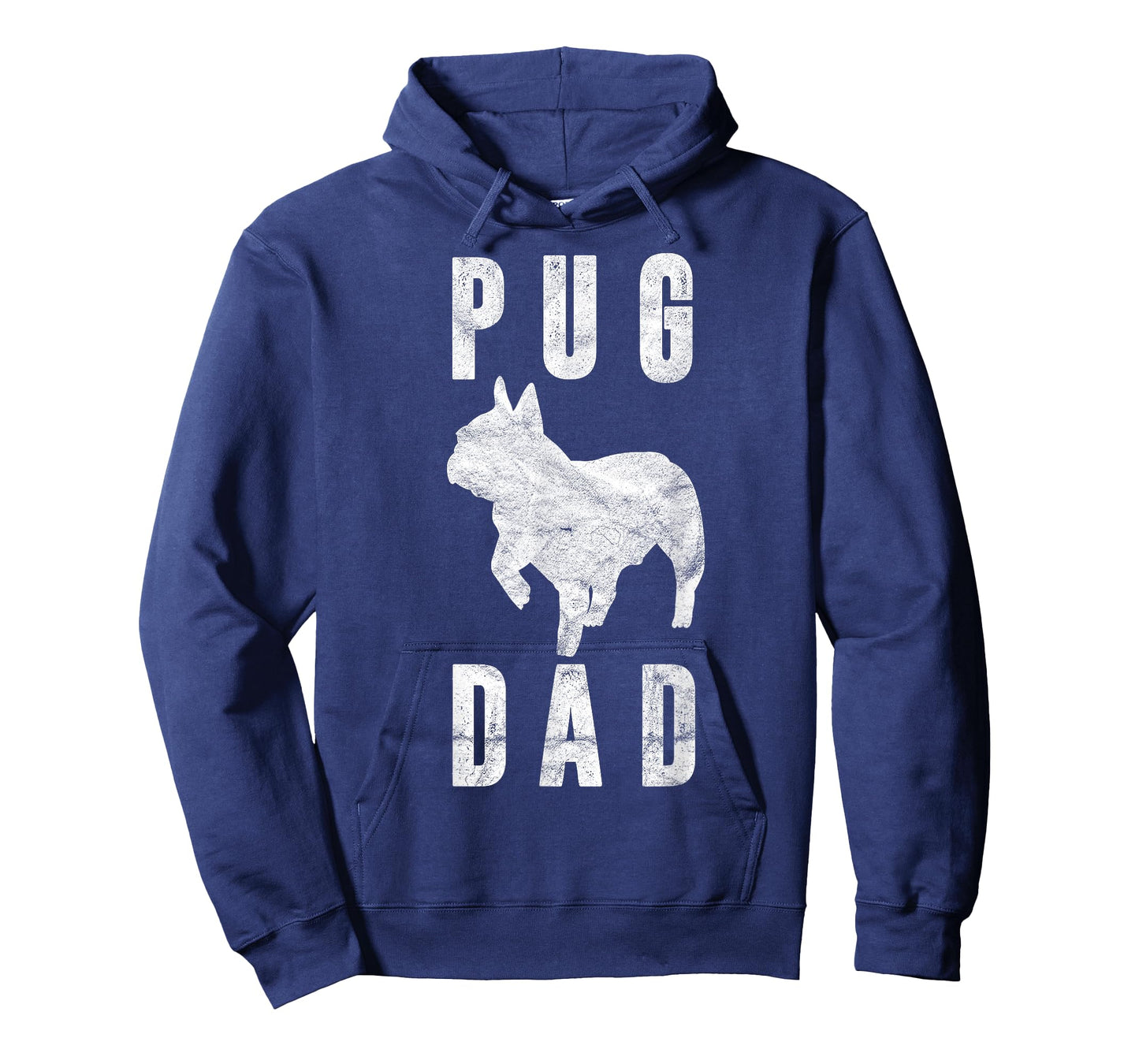 Vintage Pug Dad Gift Puggle Father Dog Papa Pet Lover T-Shirt