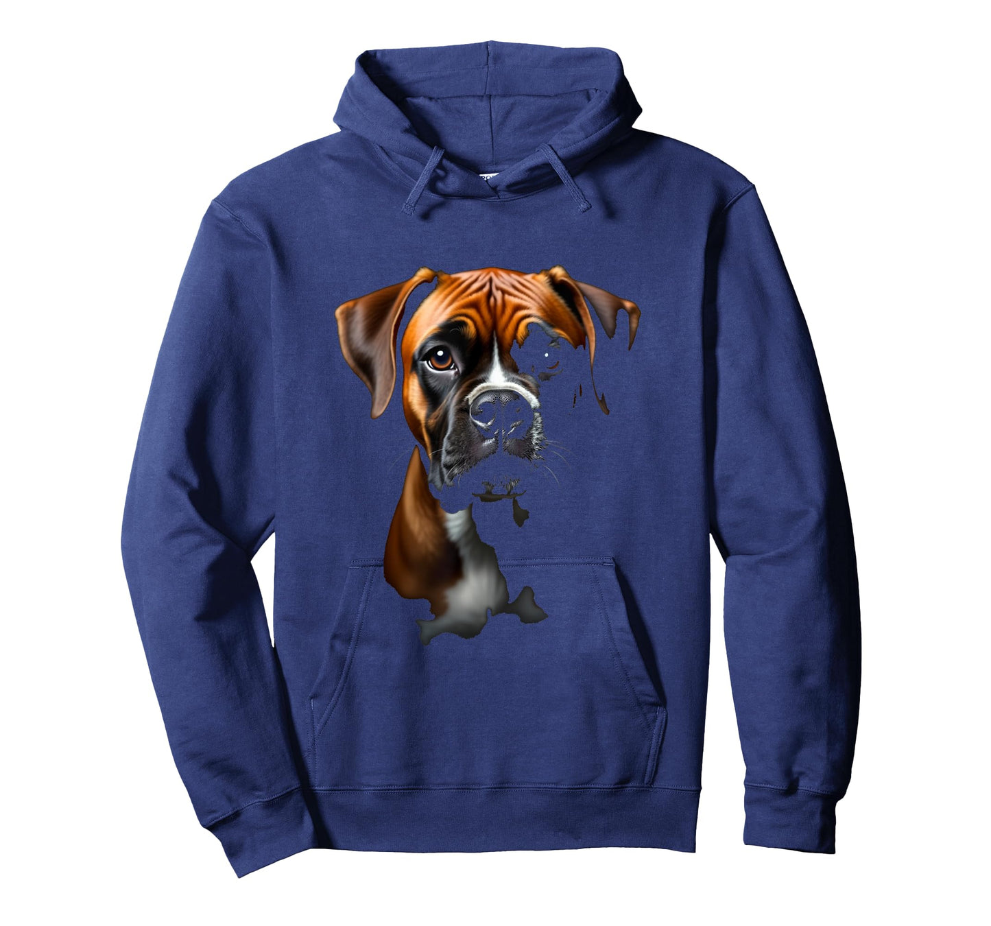 Black Boxer Dog Boxer Face T-Shirt