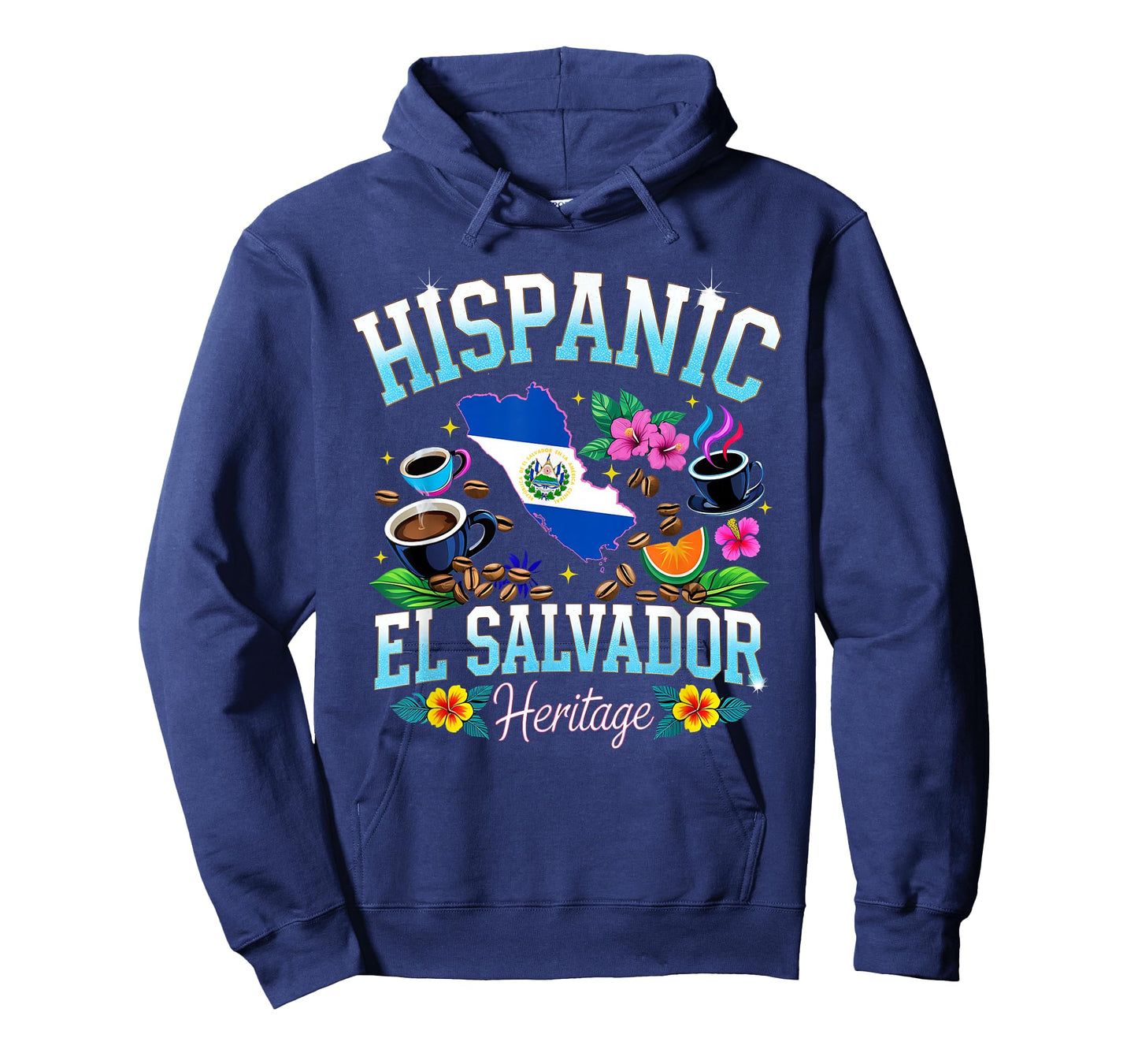 El Salvador Heritage Pride Hispanic Roots T-Shirt