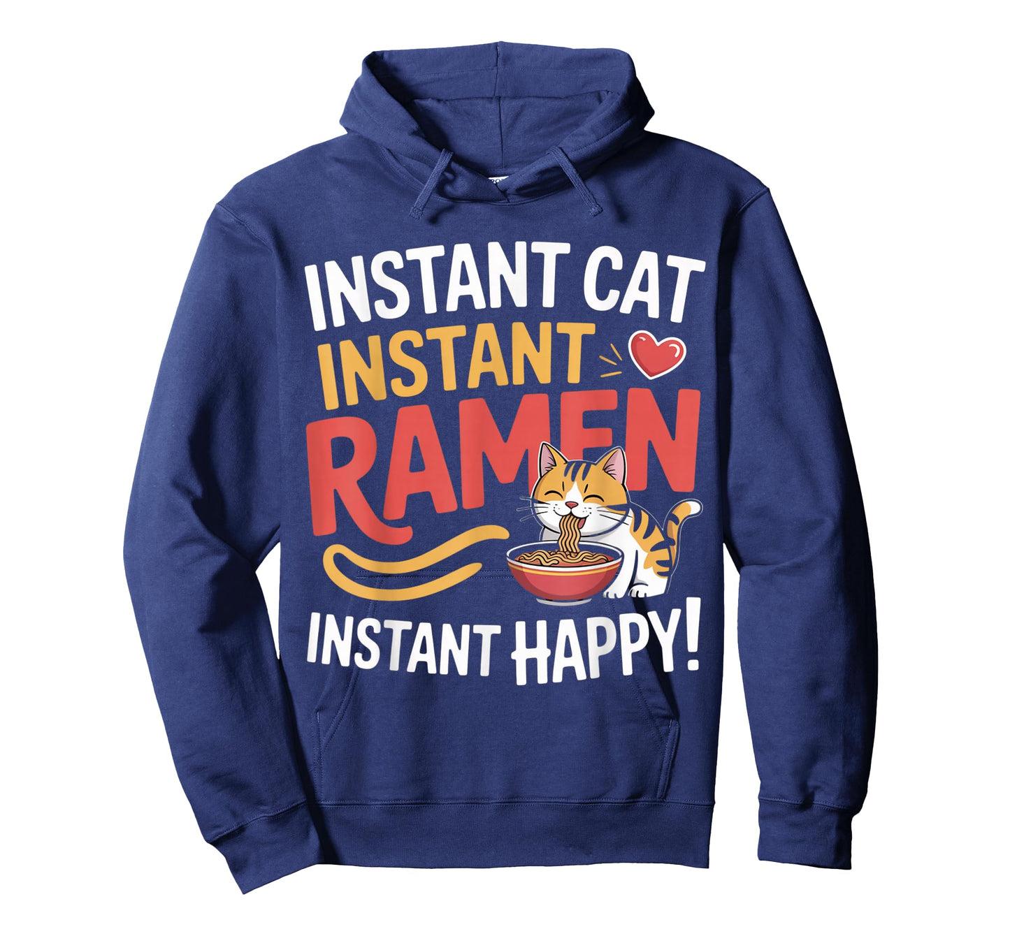Instant Cat Instant Ramen Instant Happy Kawaii Noodle Cat T-Shirt