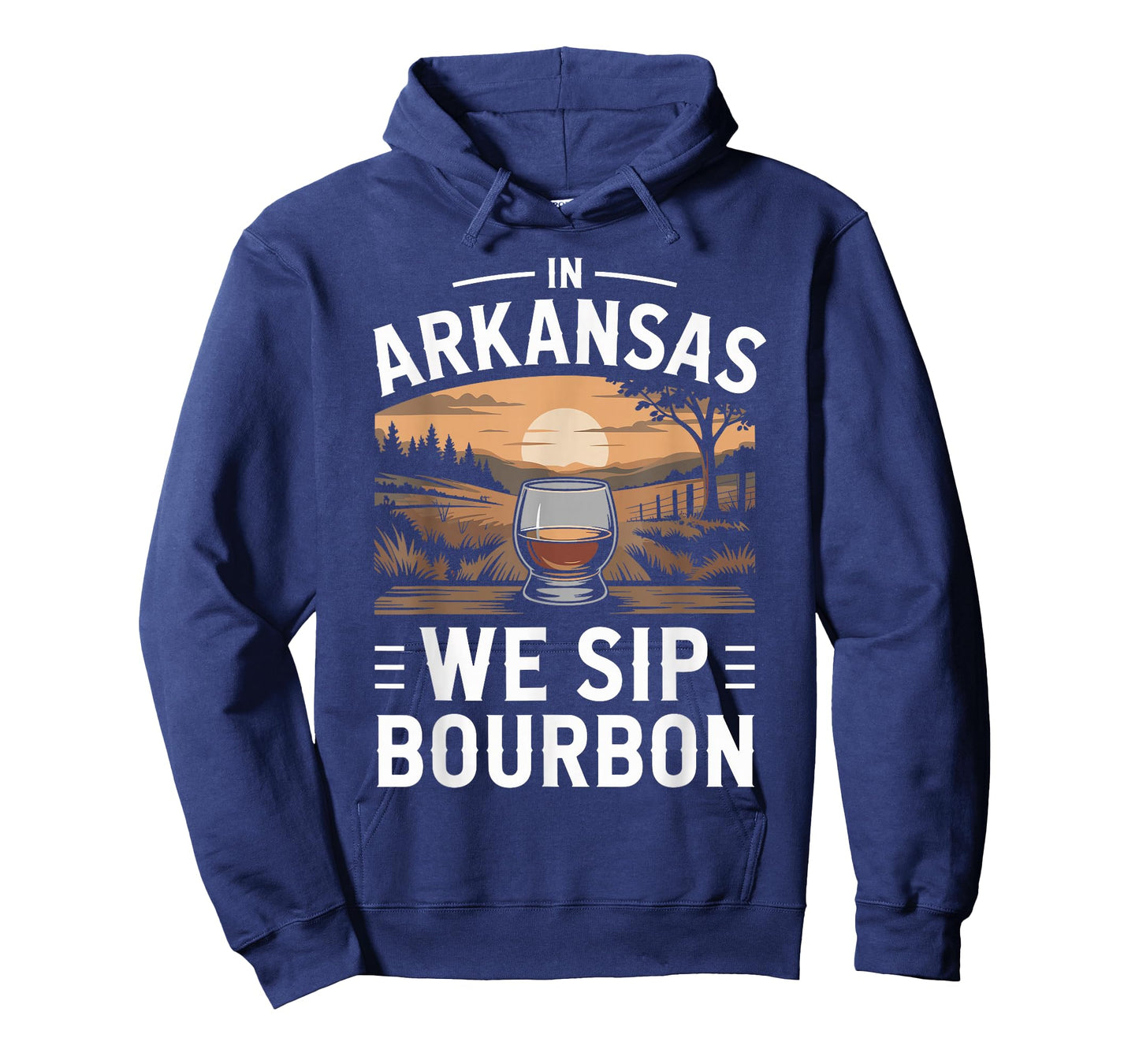 in Arkansas We Sip Bourbon Sunset Whiskey Lovers T-Shirt